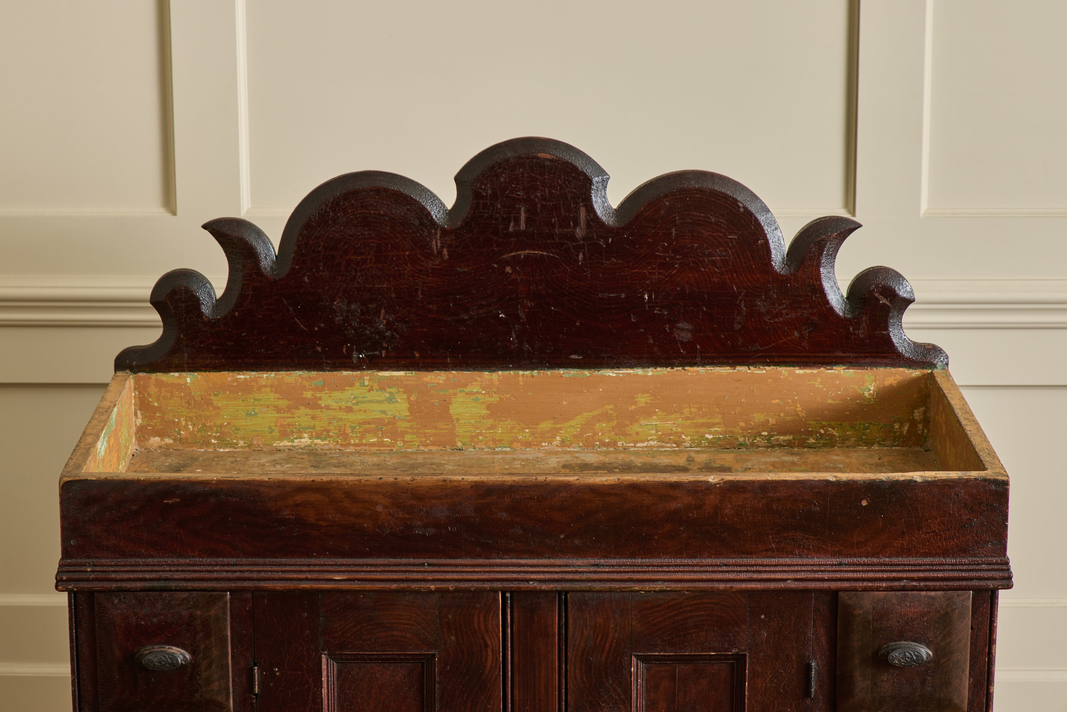 19th Century Painted Dry Sink