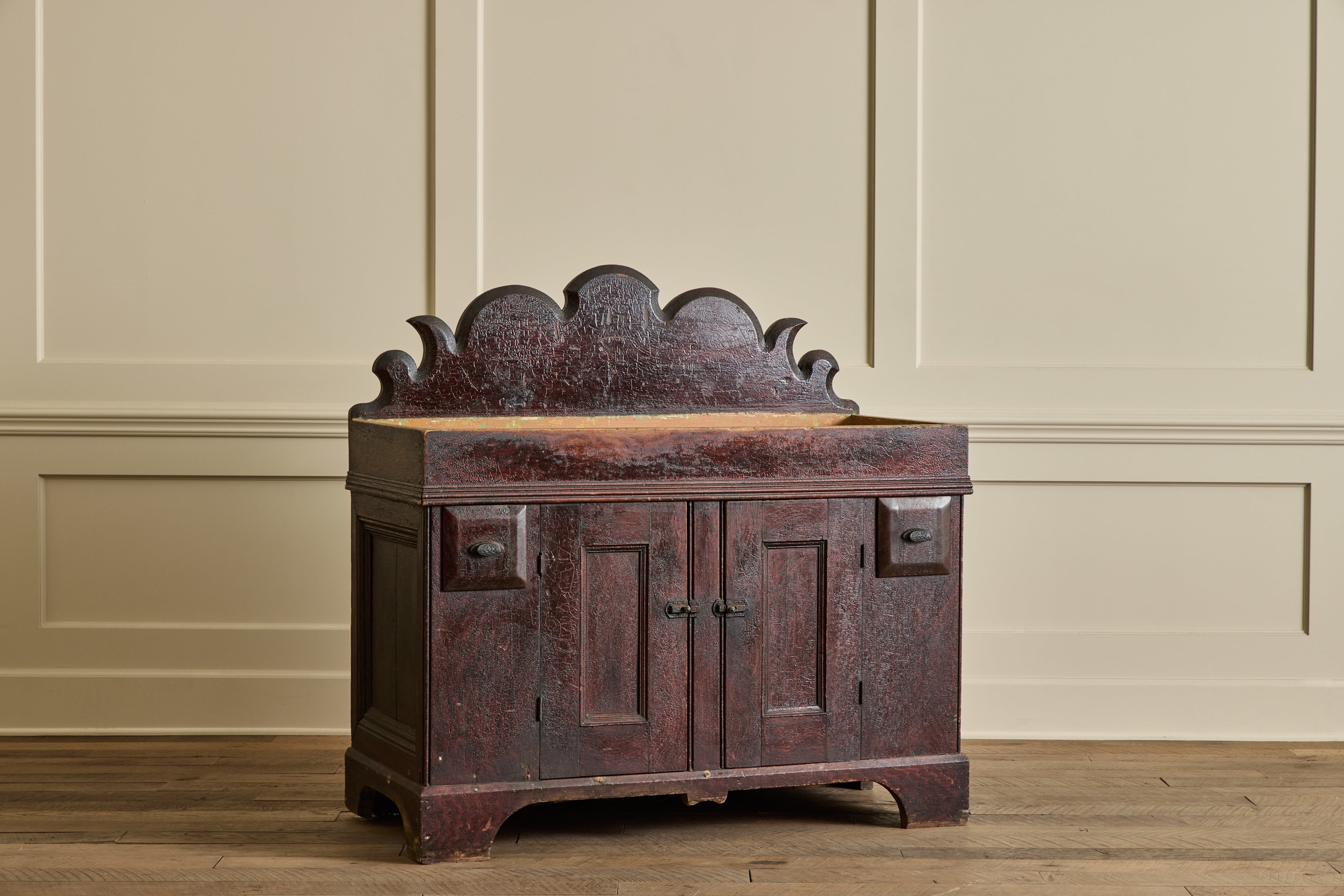 19th Century Painted Dry Sink