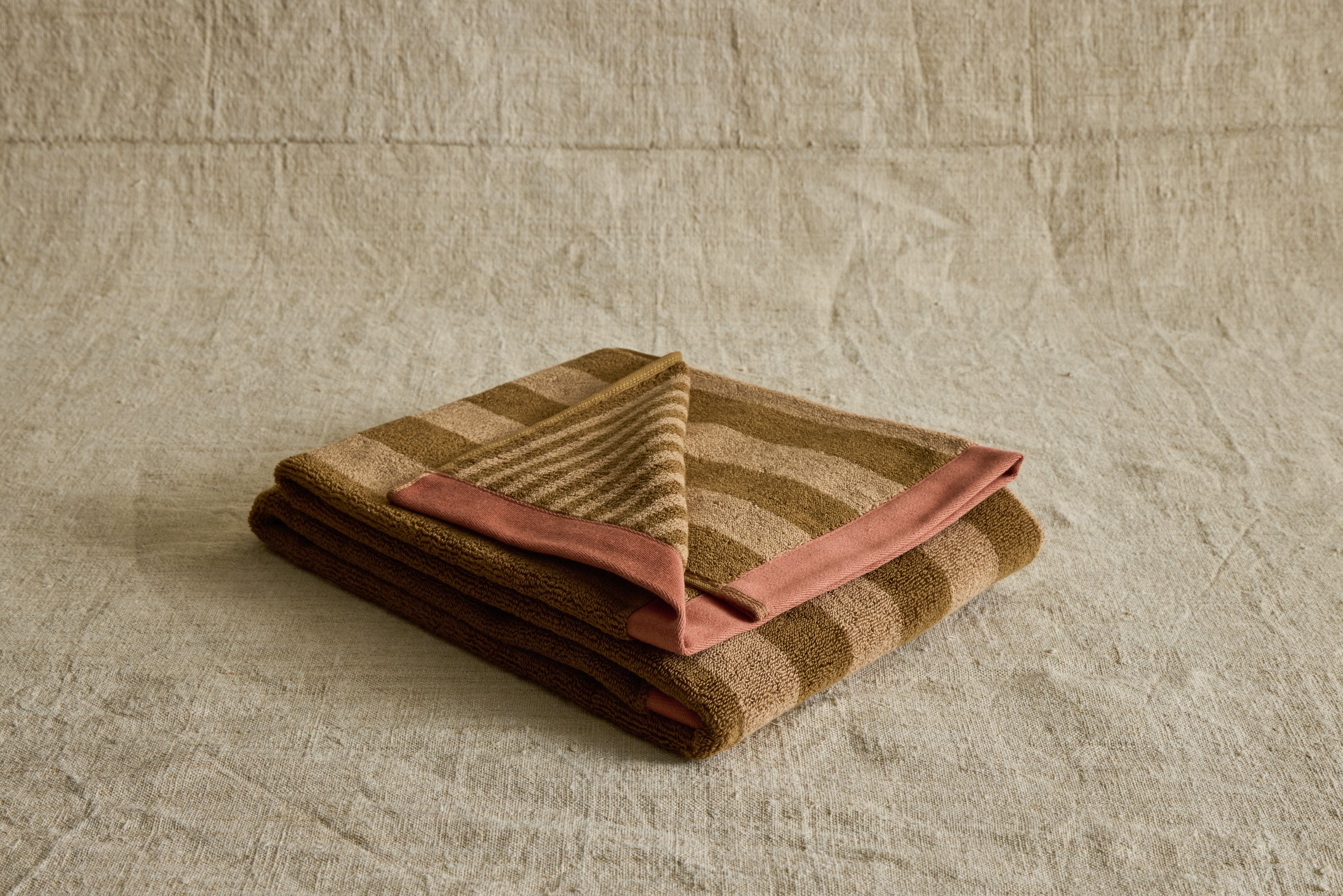 Bath Set in Clara Stripe