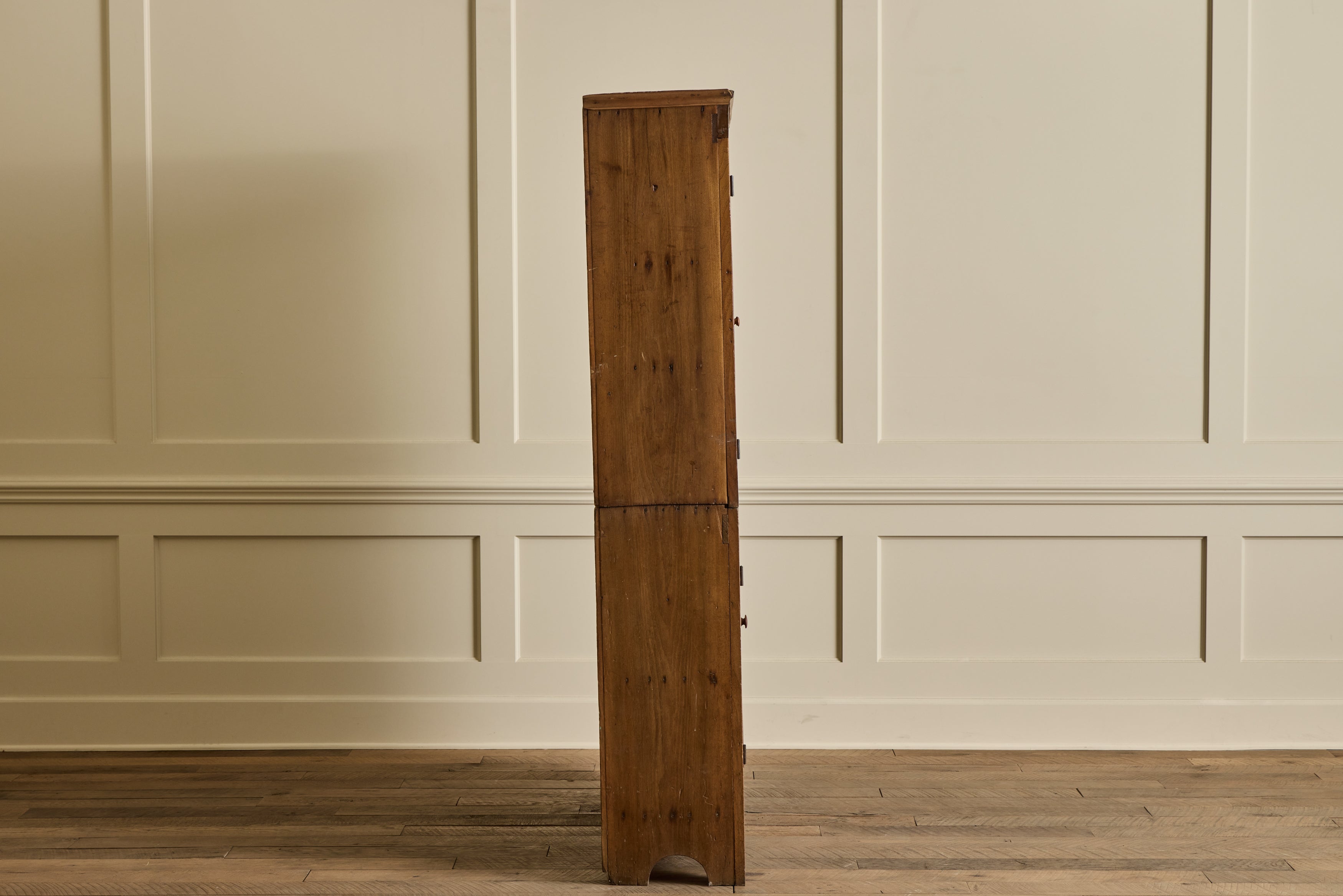 Walnut Glass Door Hutch