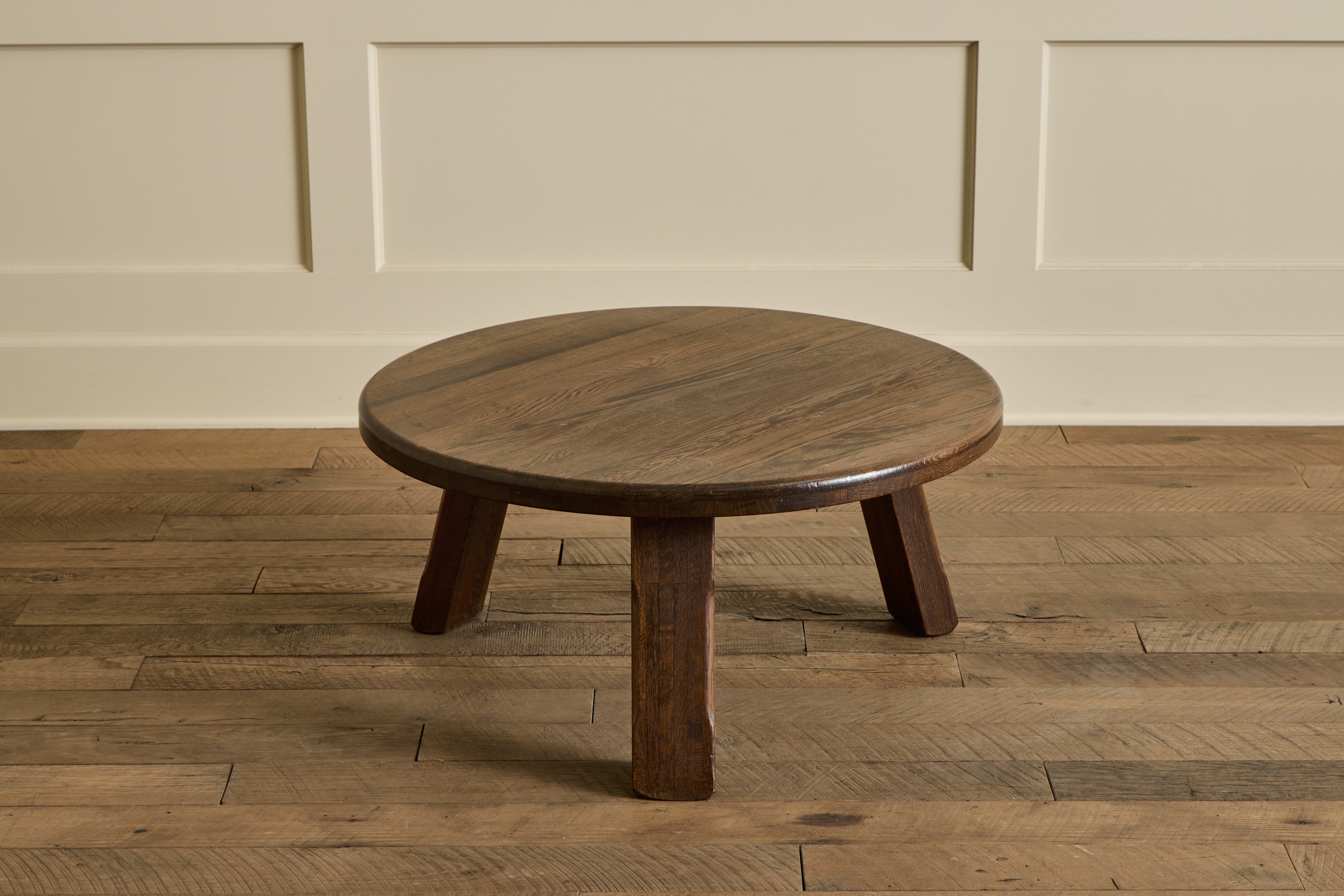 1960s French Oak Coffee Table