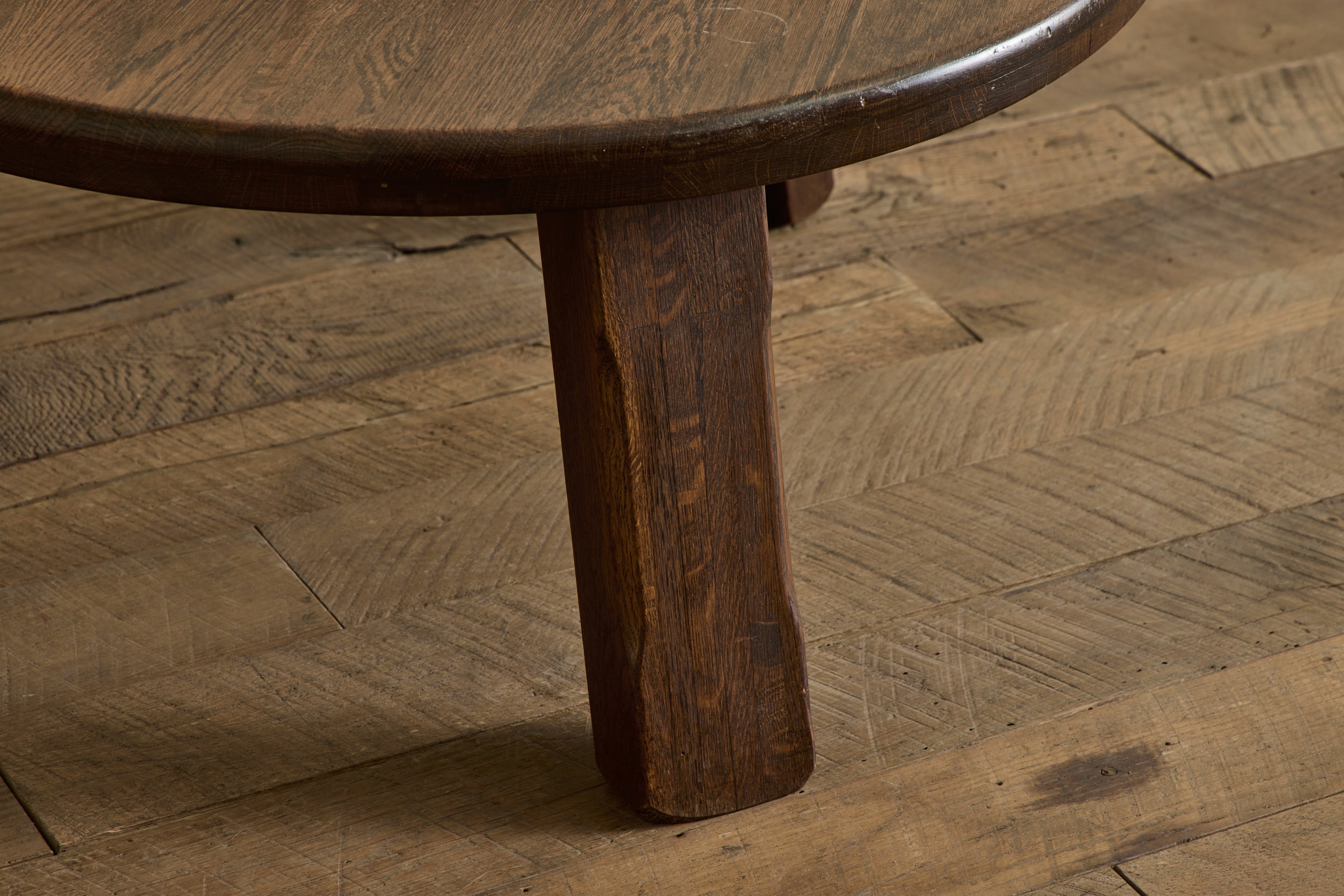 1960s French Oak Coffee Table