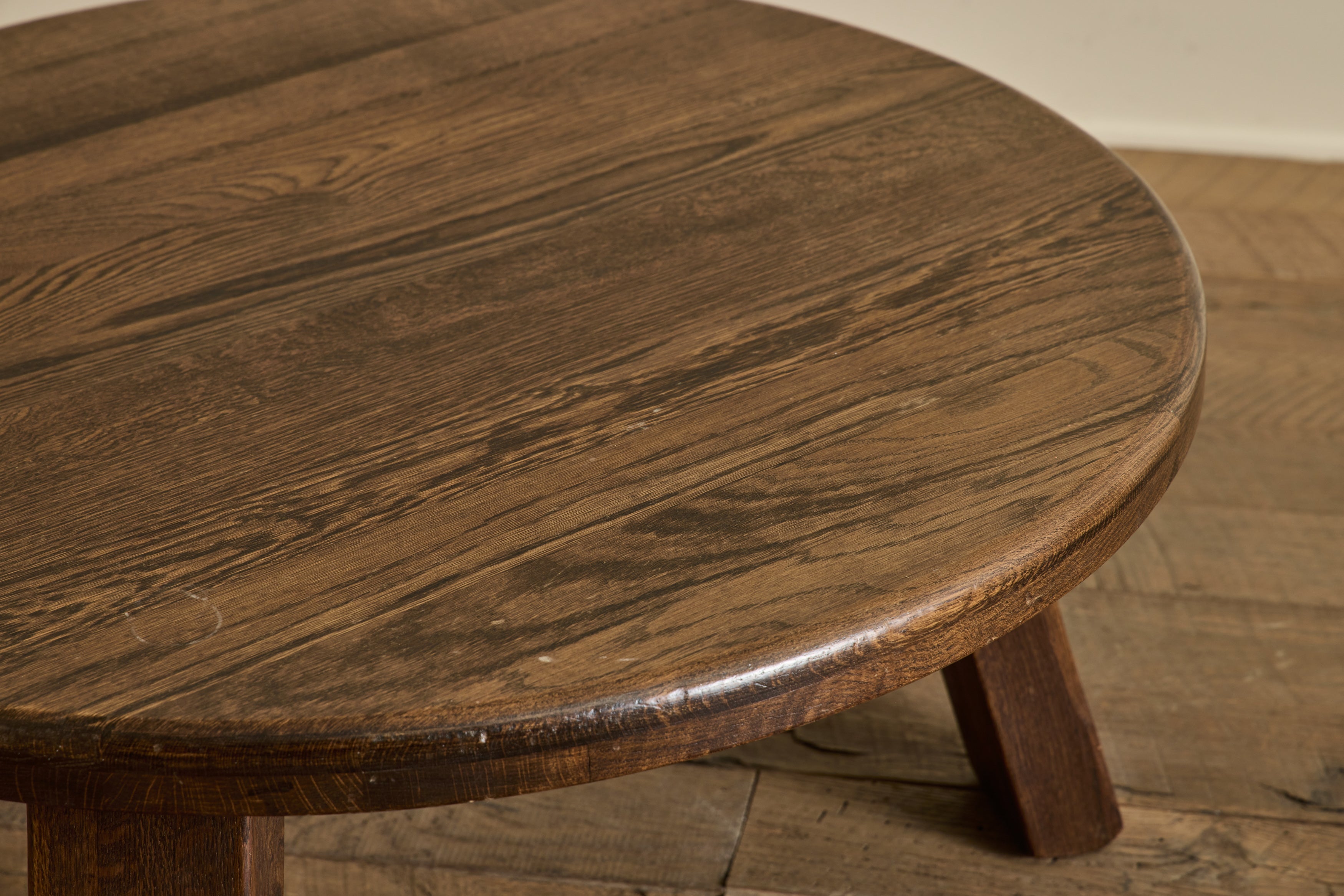1960s French Oak Coffee Table