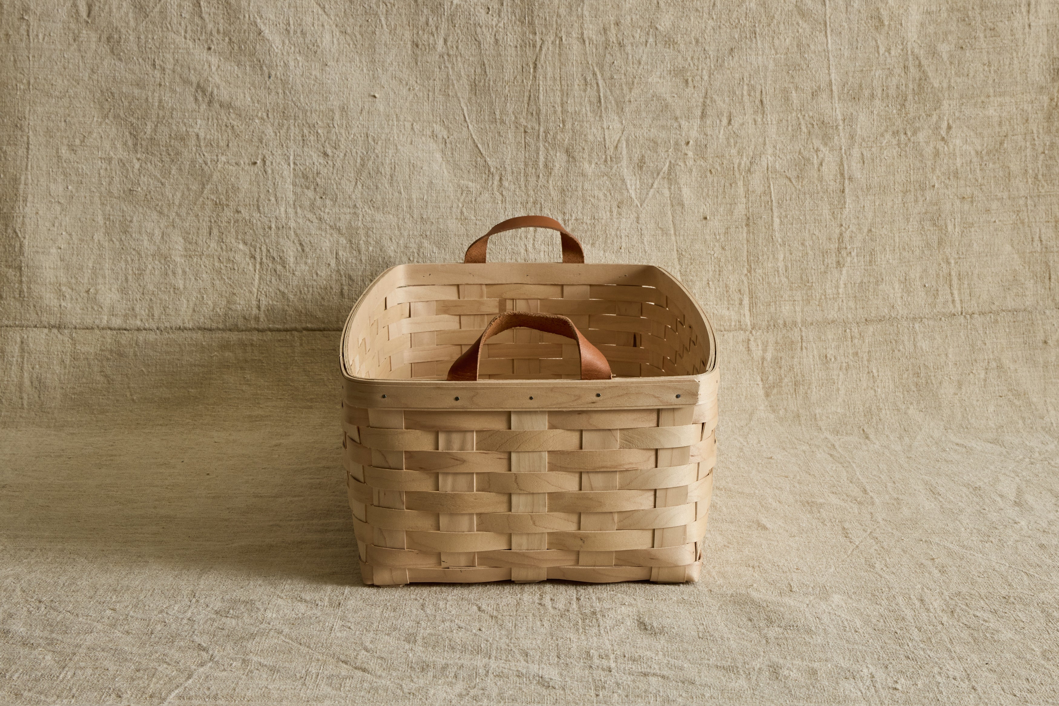 Woven Small Hamper in Natural