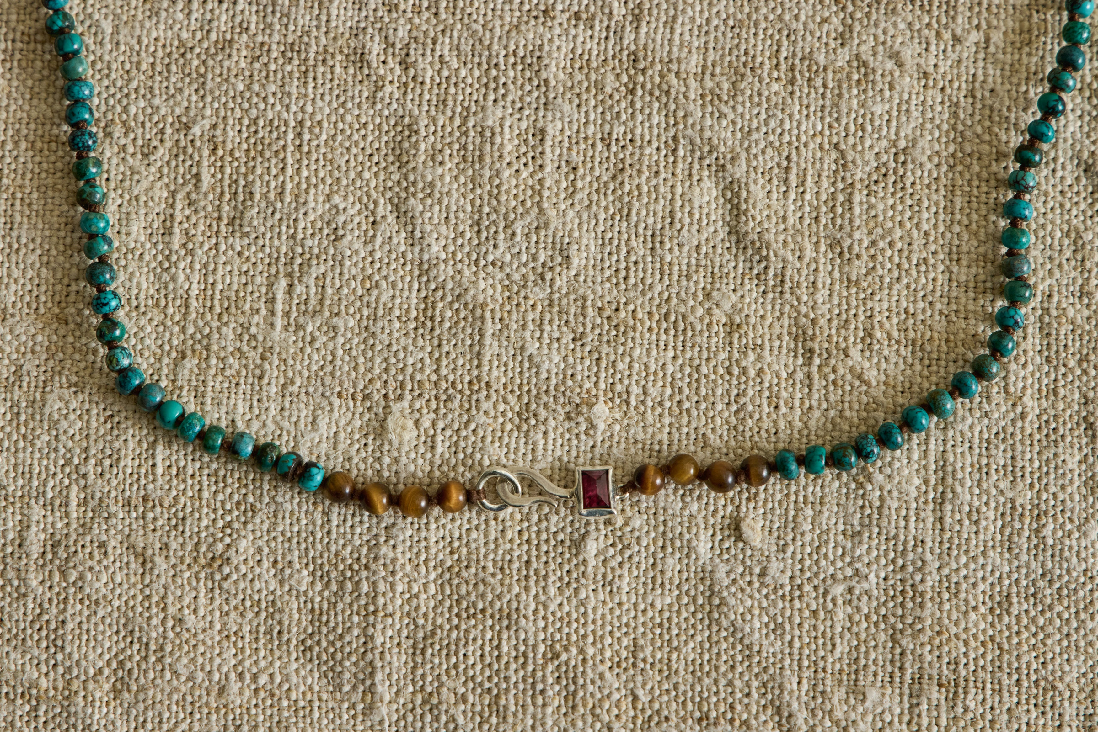 Santos Necklace In Dark Turquoise