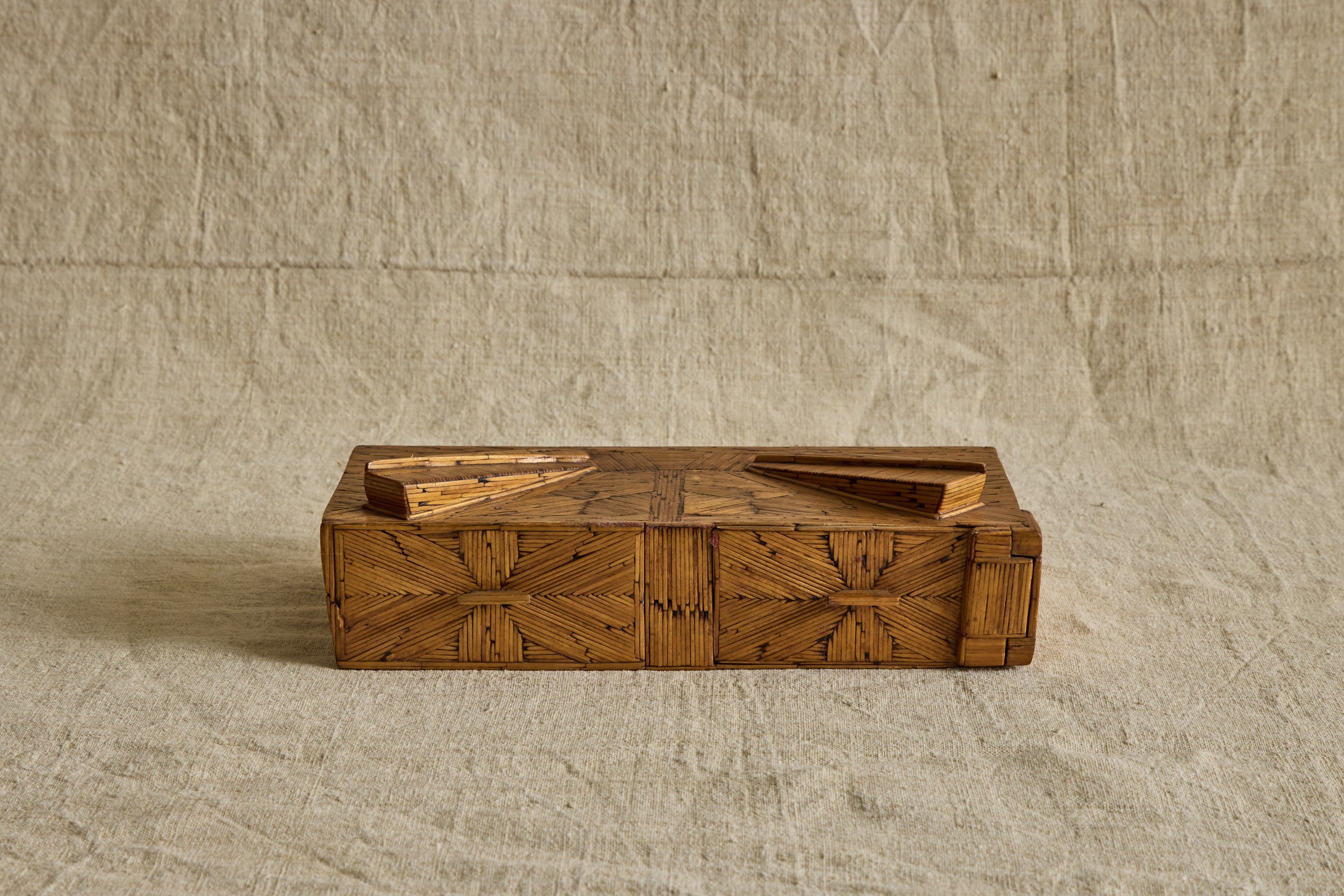 Matchstick Folk Art Box