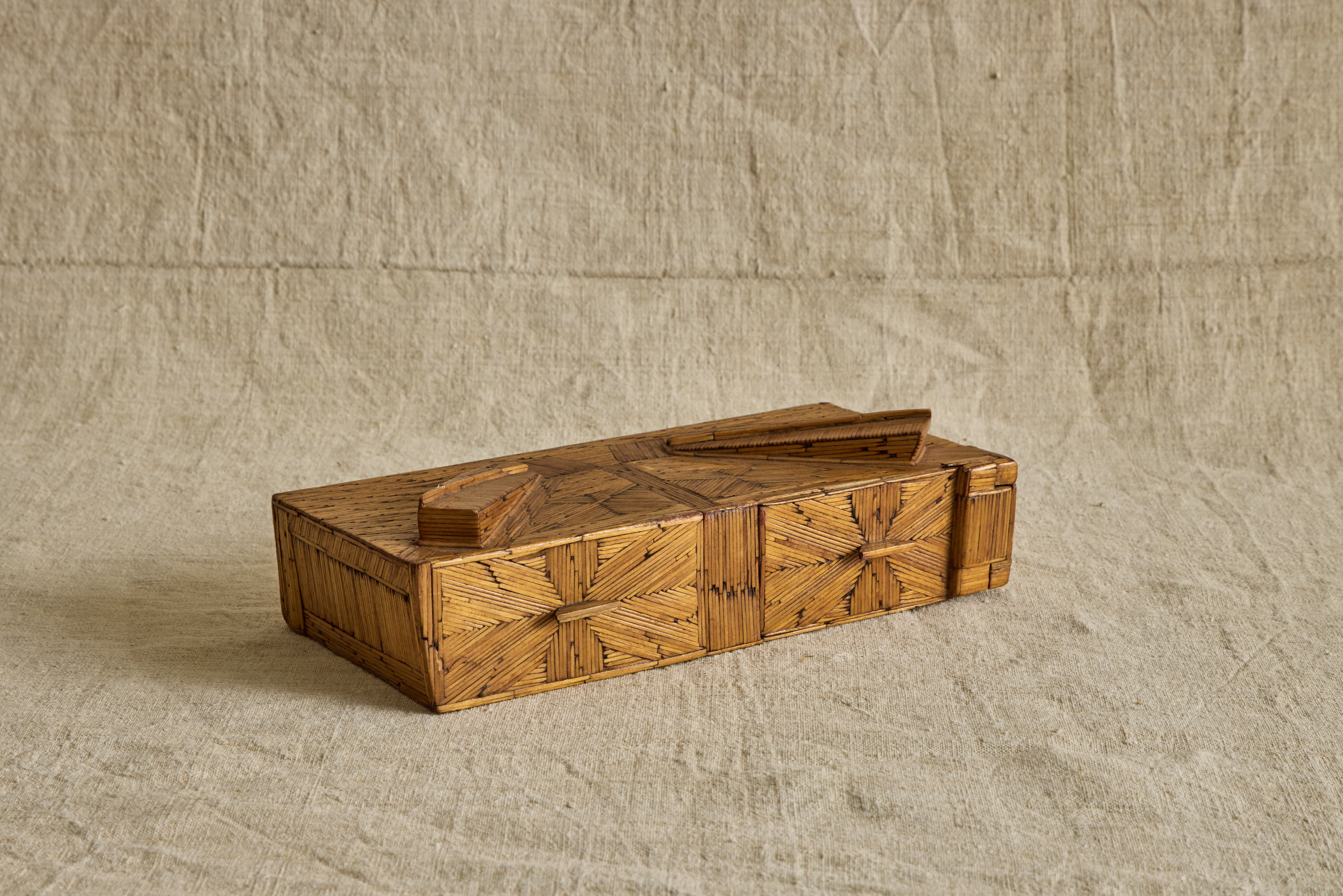 Matchstick Folk Art Box