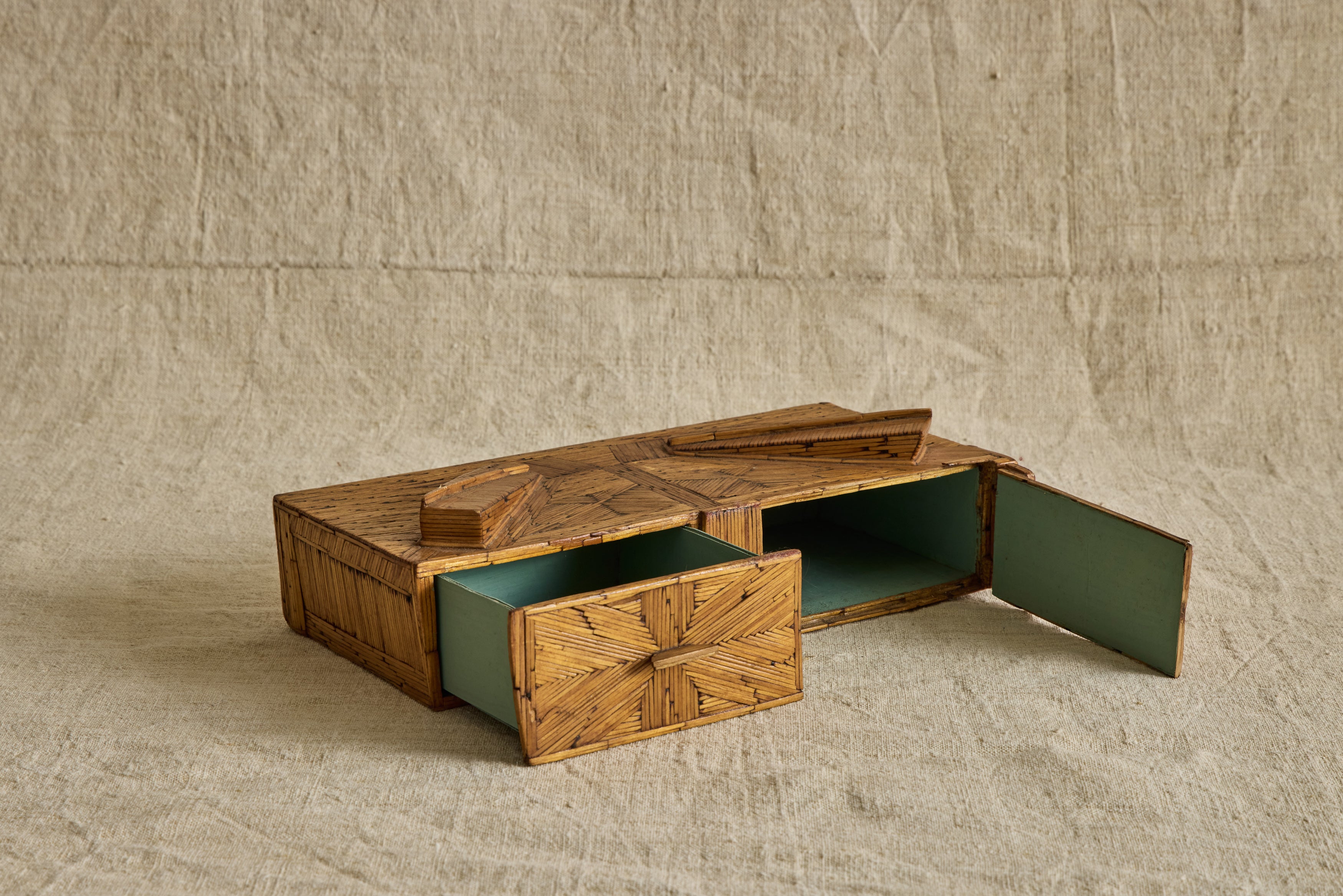 Matchstick Folk Art Box