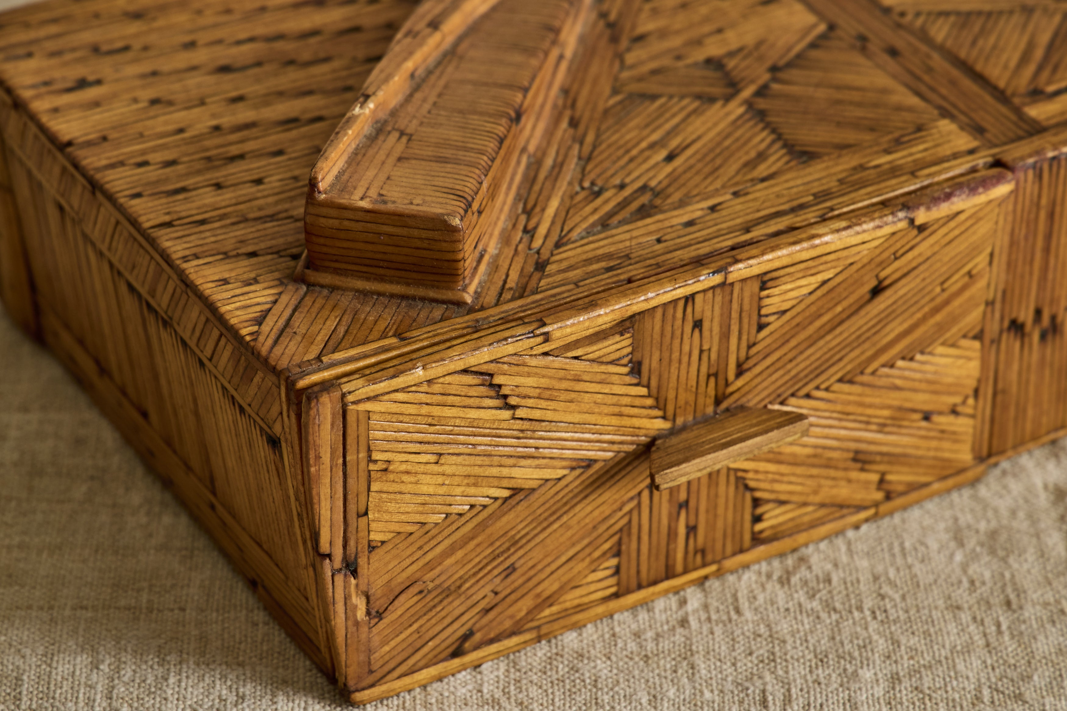 Matchstick Folk Art Box