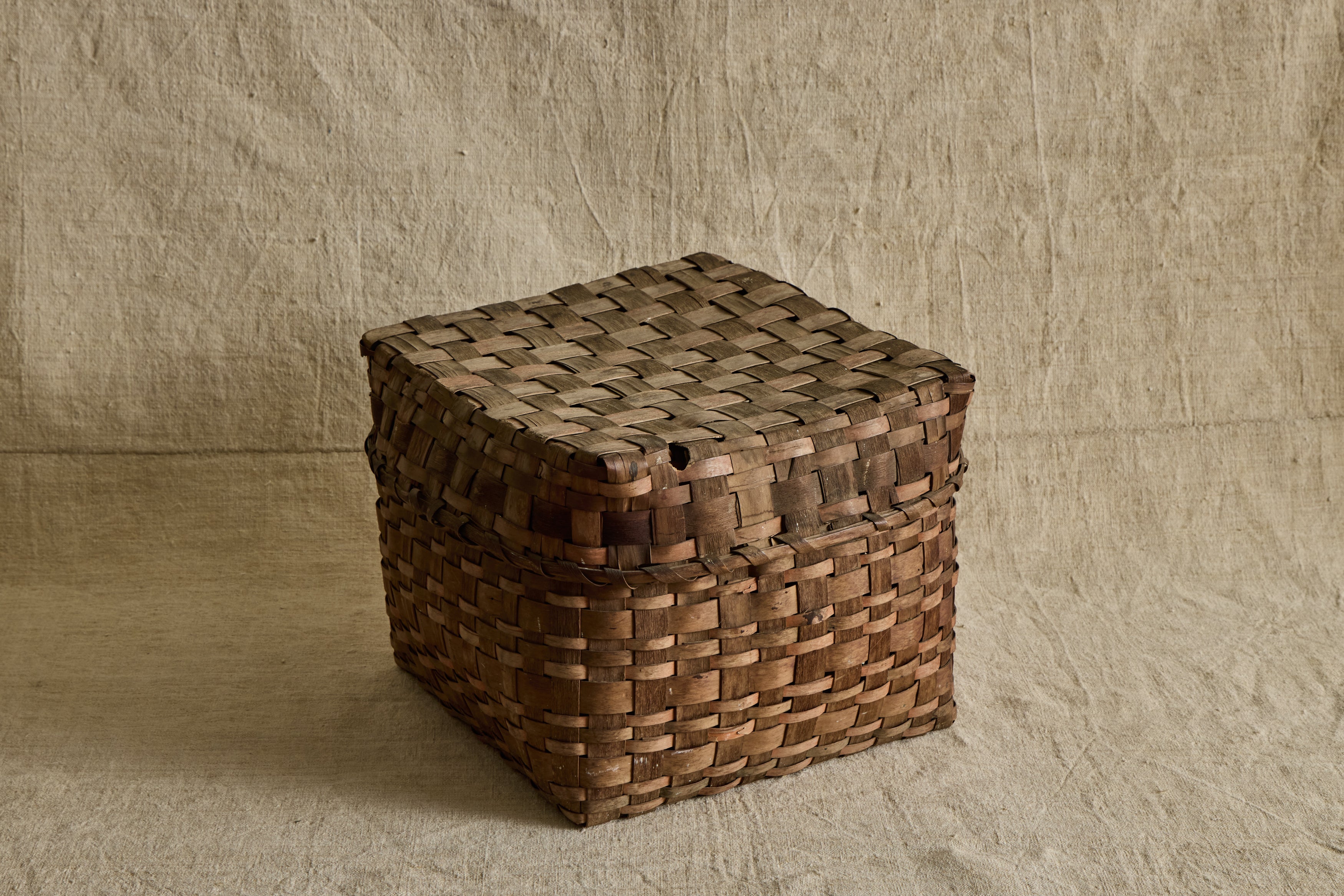 Iroquois Woven Basket No. 3