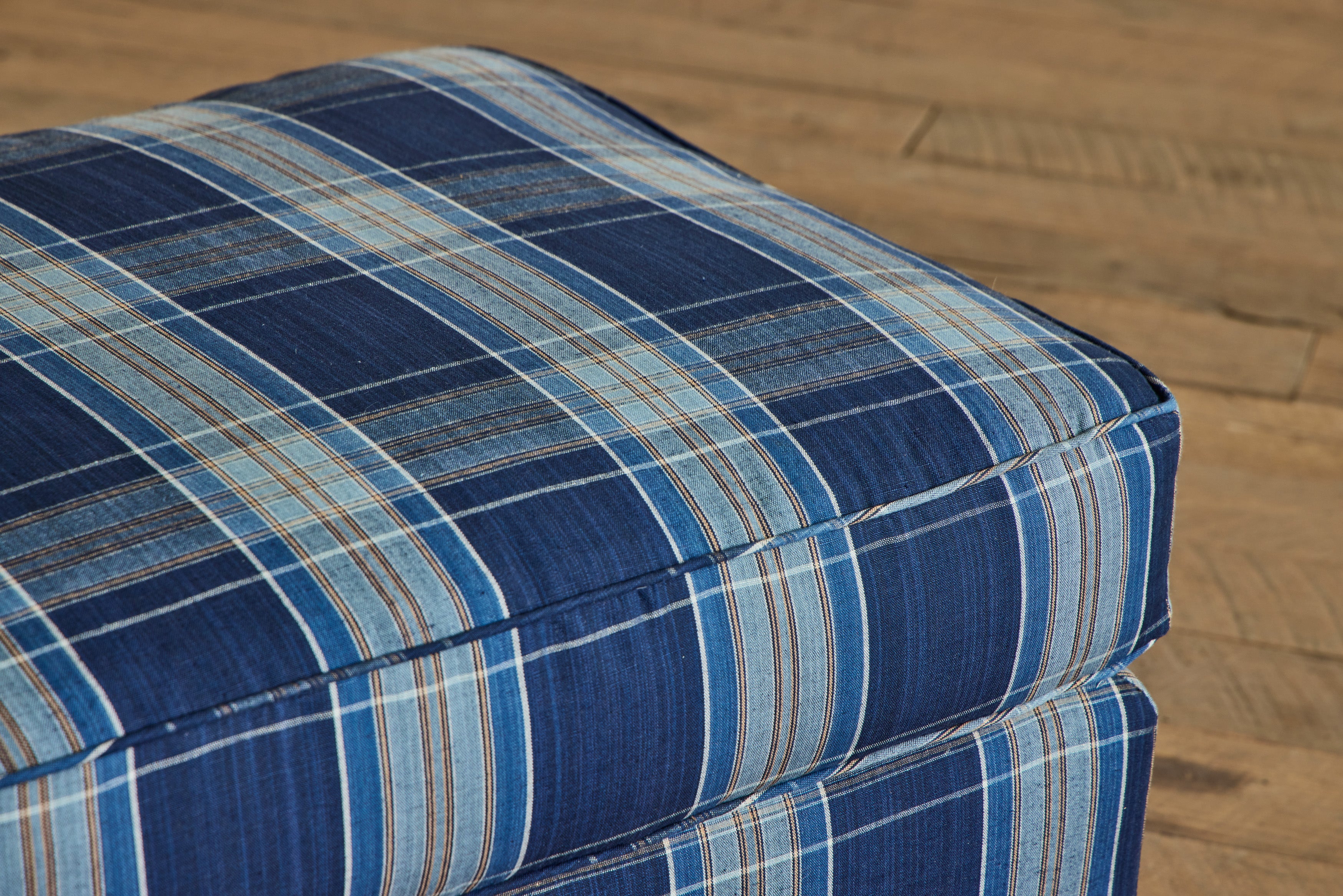 English Roll Arm Ottoman