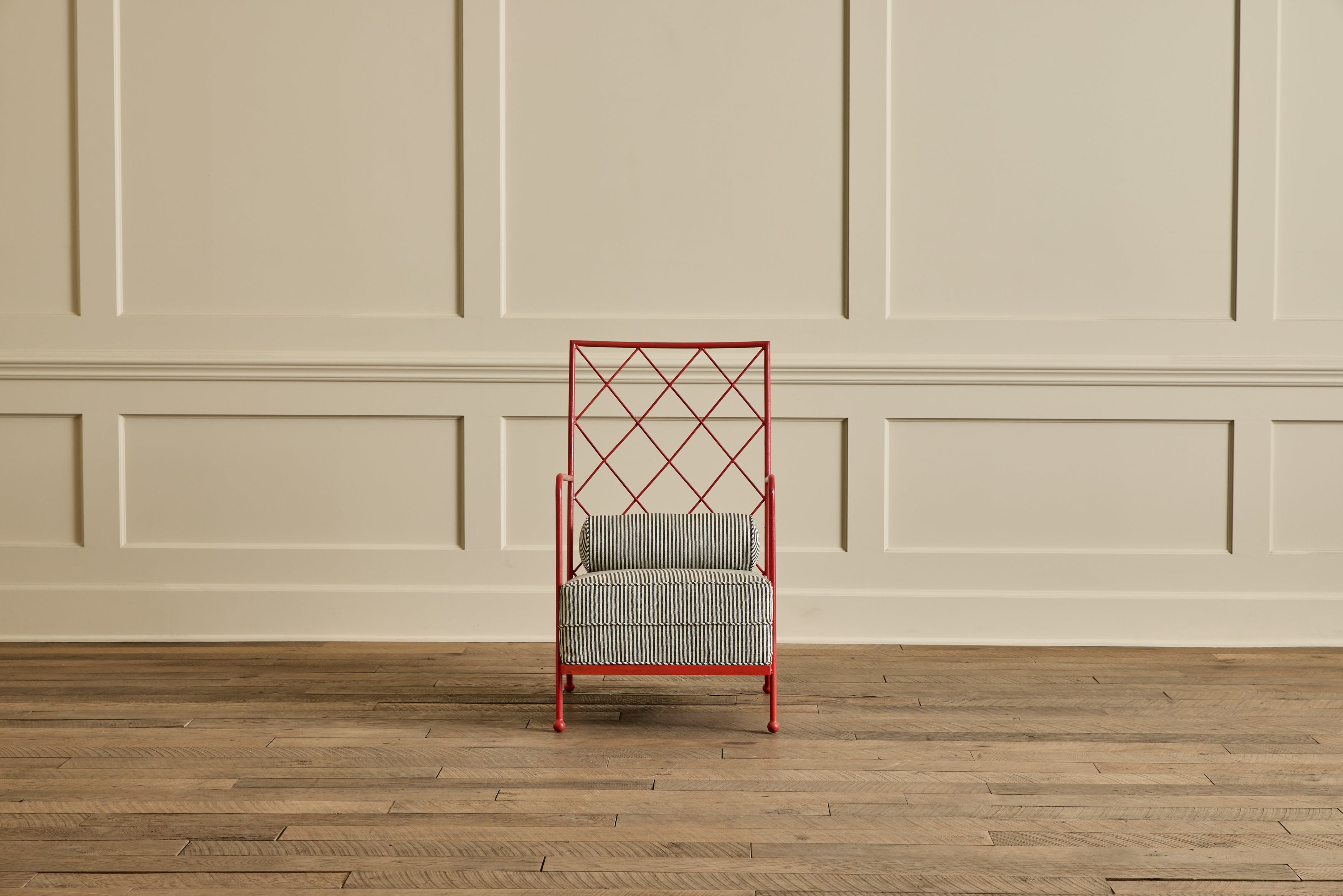 Pair of Red Royere Style Chairs