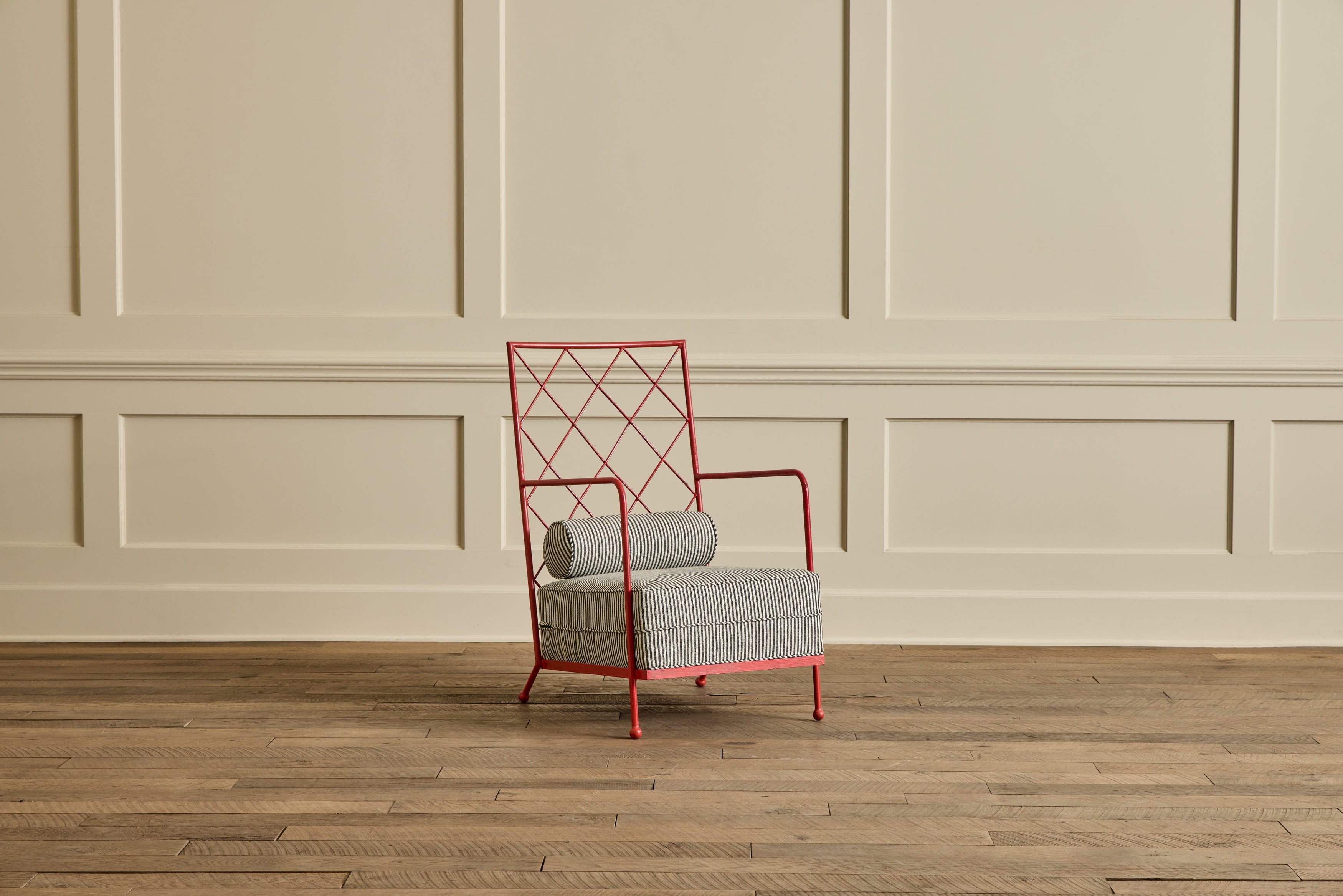 Pair of Red Royere Style Chairs
