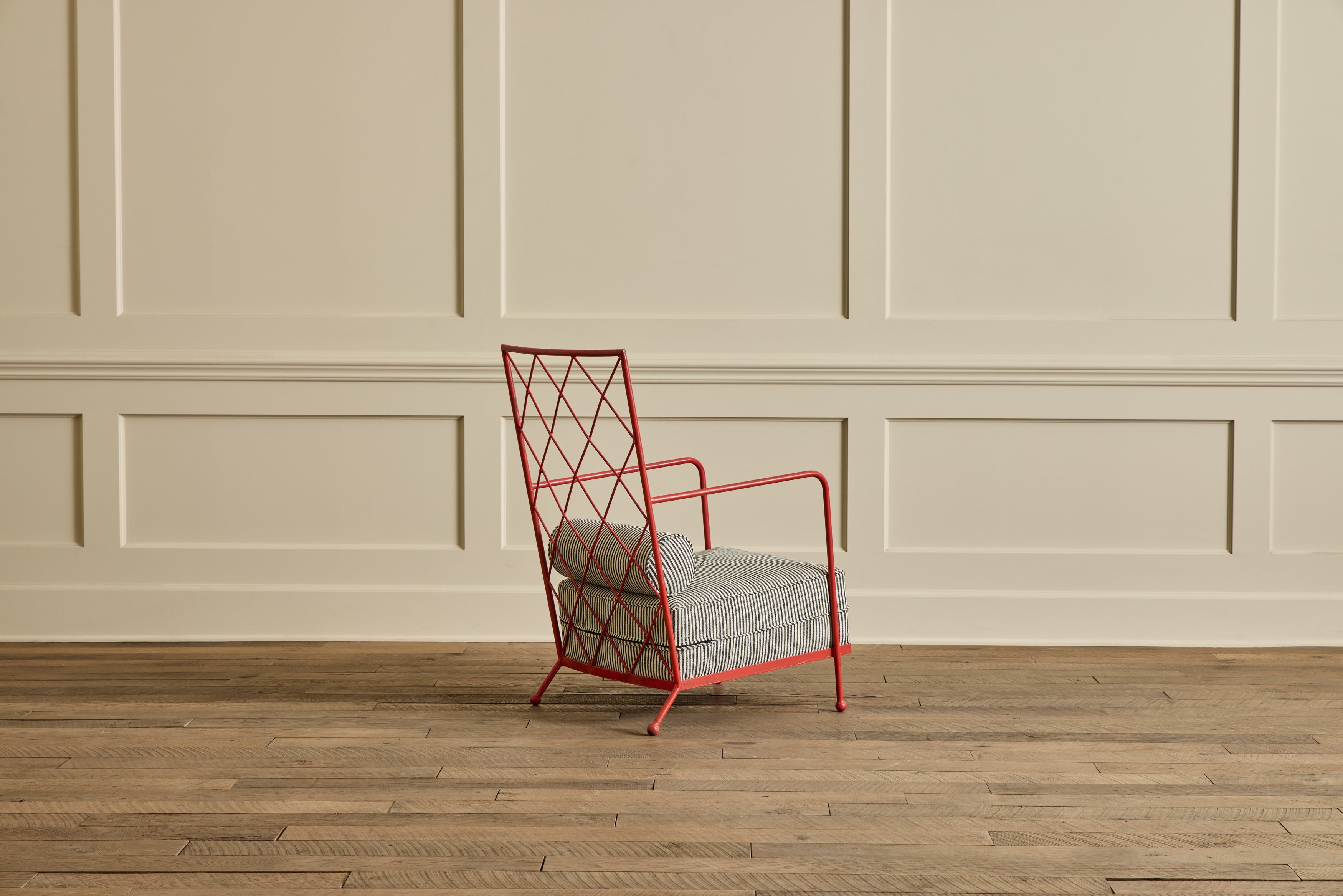 Pair of Red Royere Style Chairs