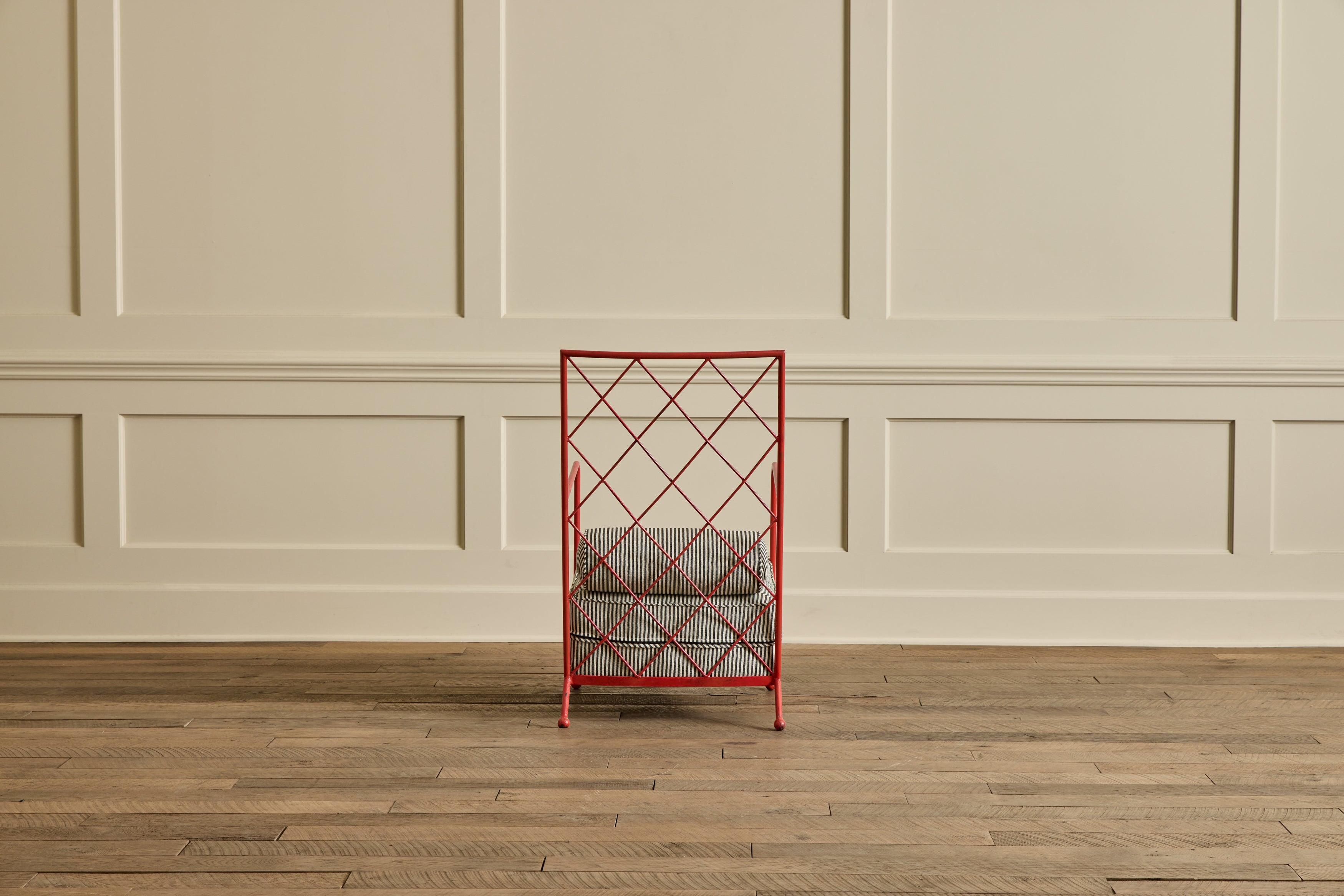 Pair of Red Royere Style Chairs