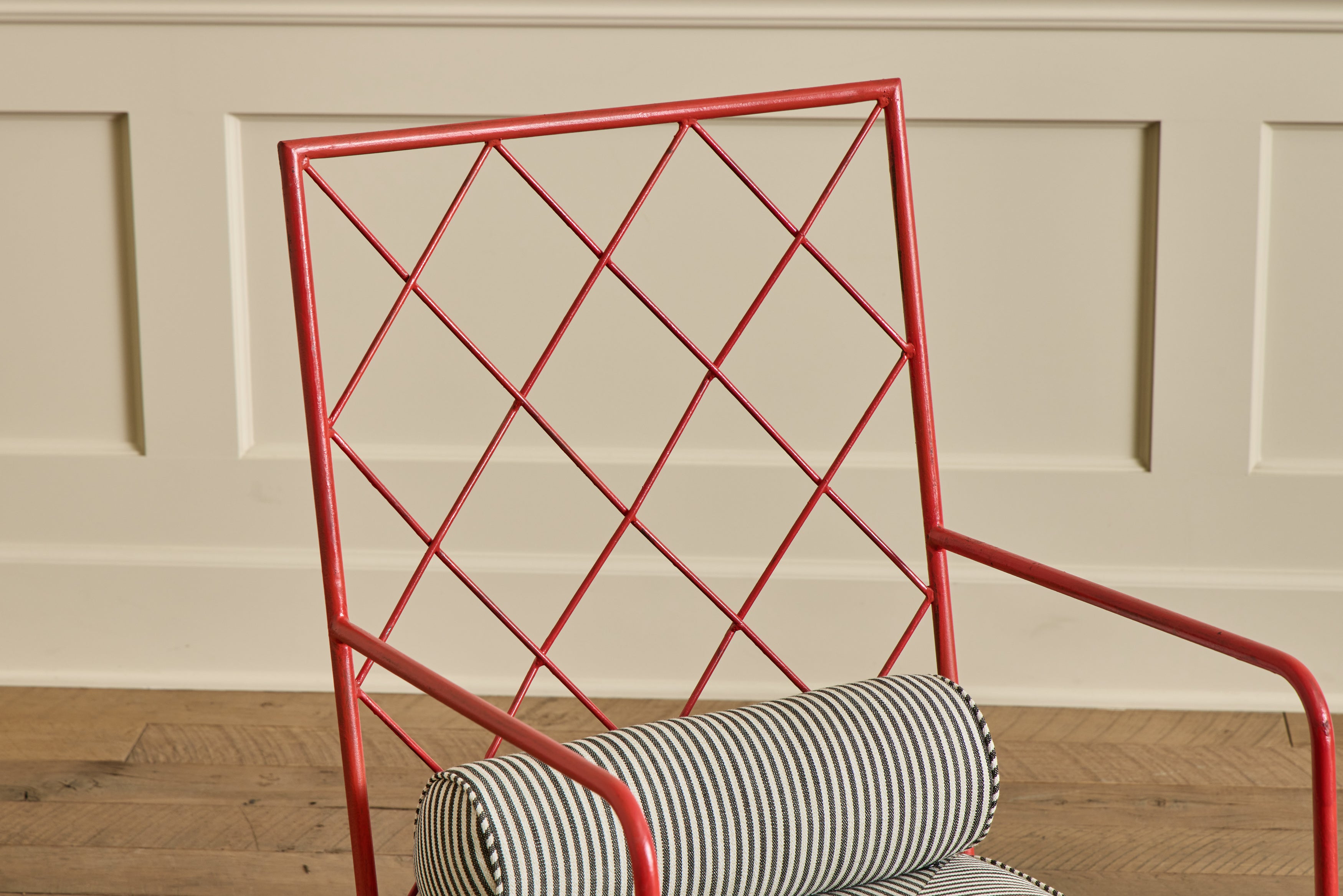 Pair of Red Royere Style Chairs