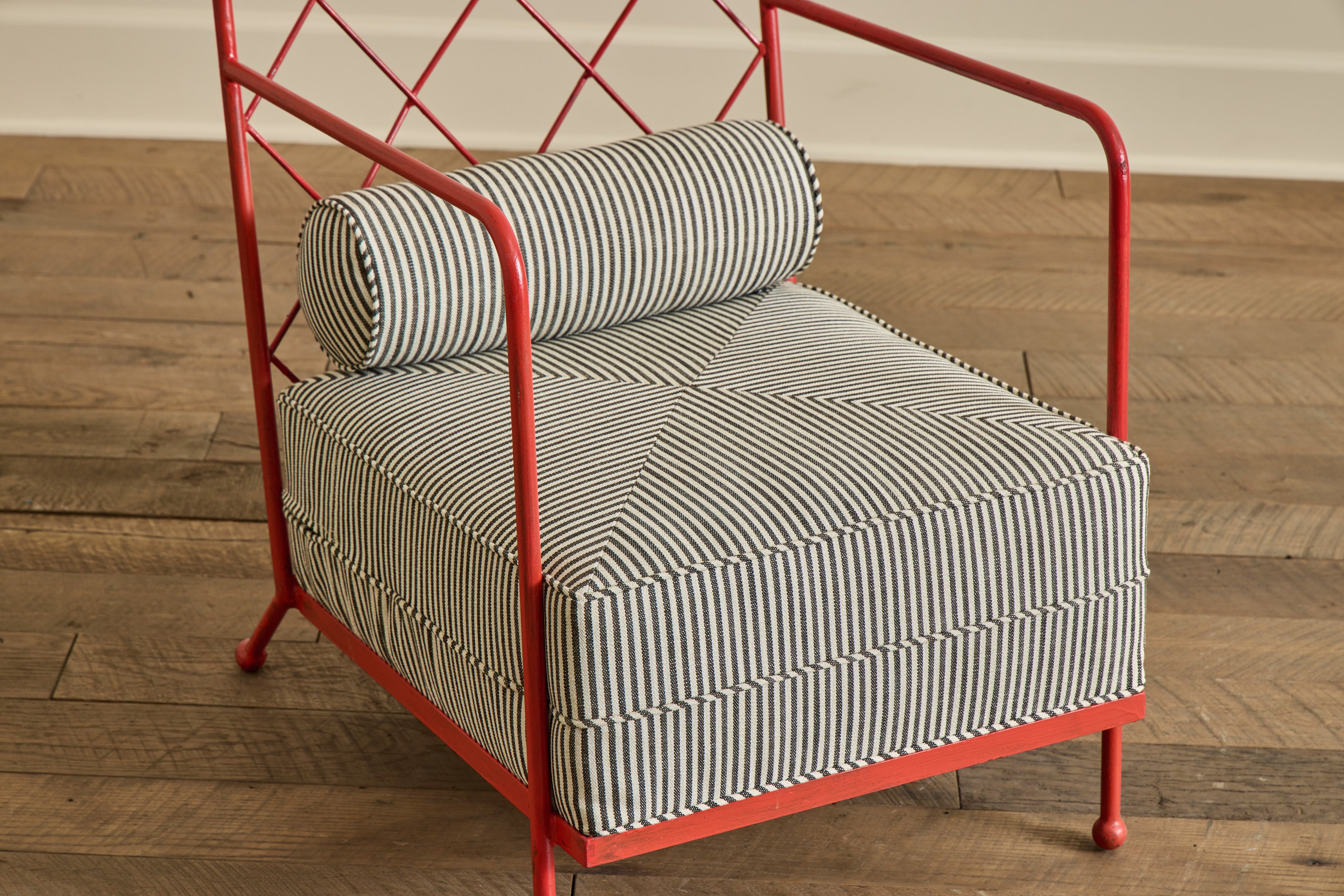 Pair of Red Royere Style Chairs