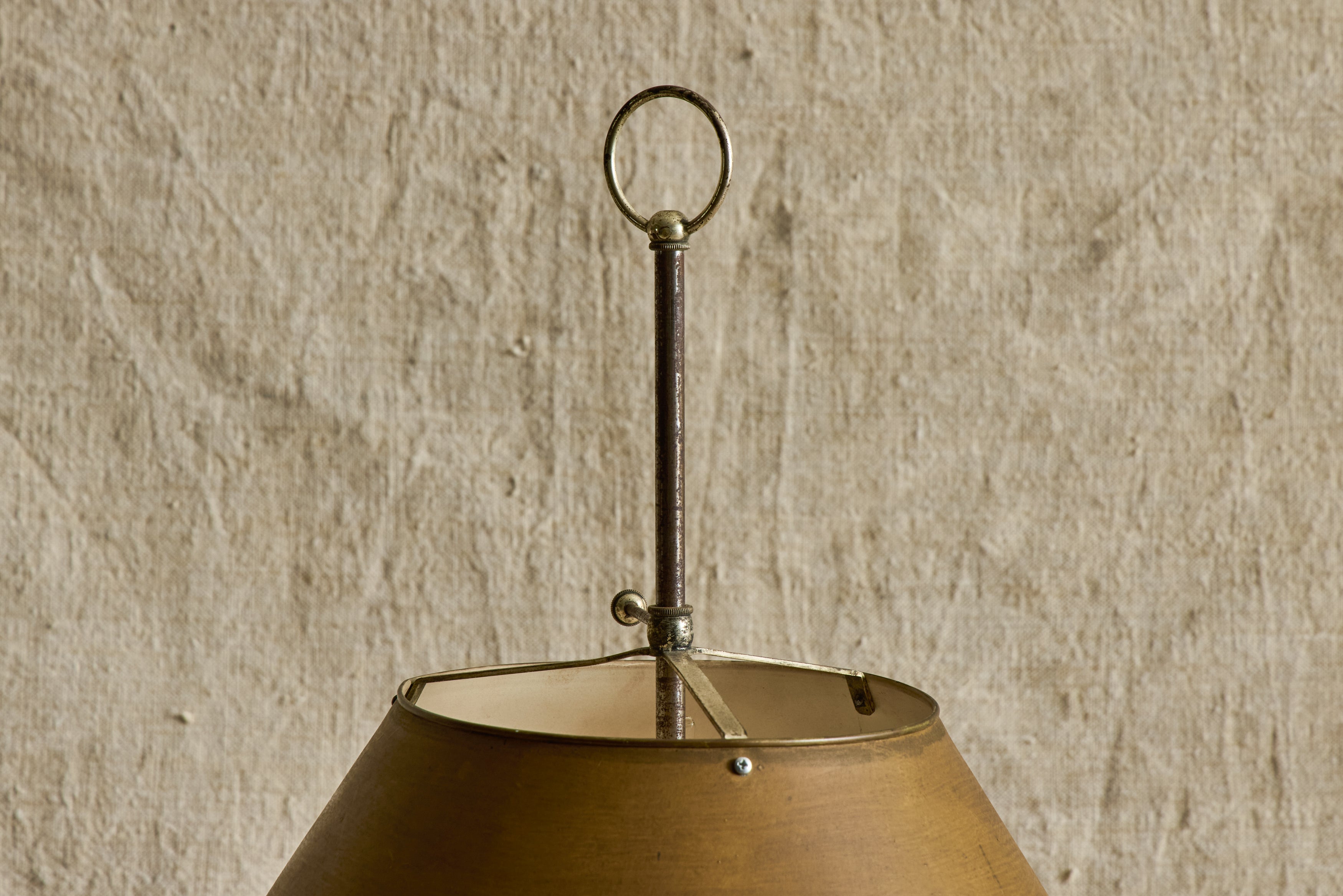 French Silver Bouillotte Lamp