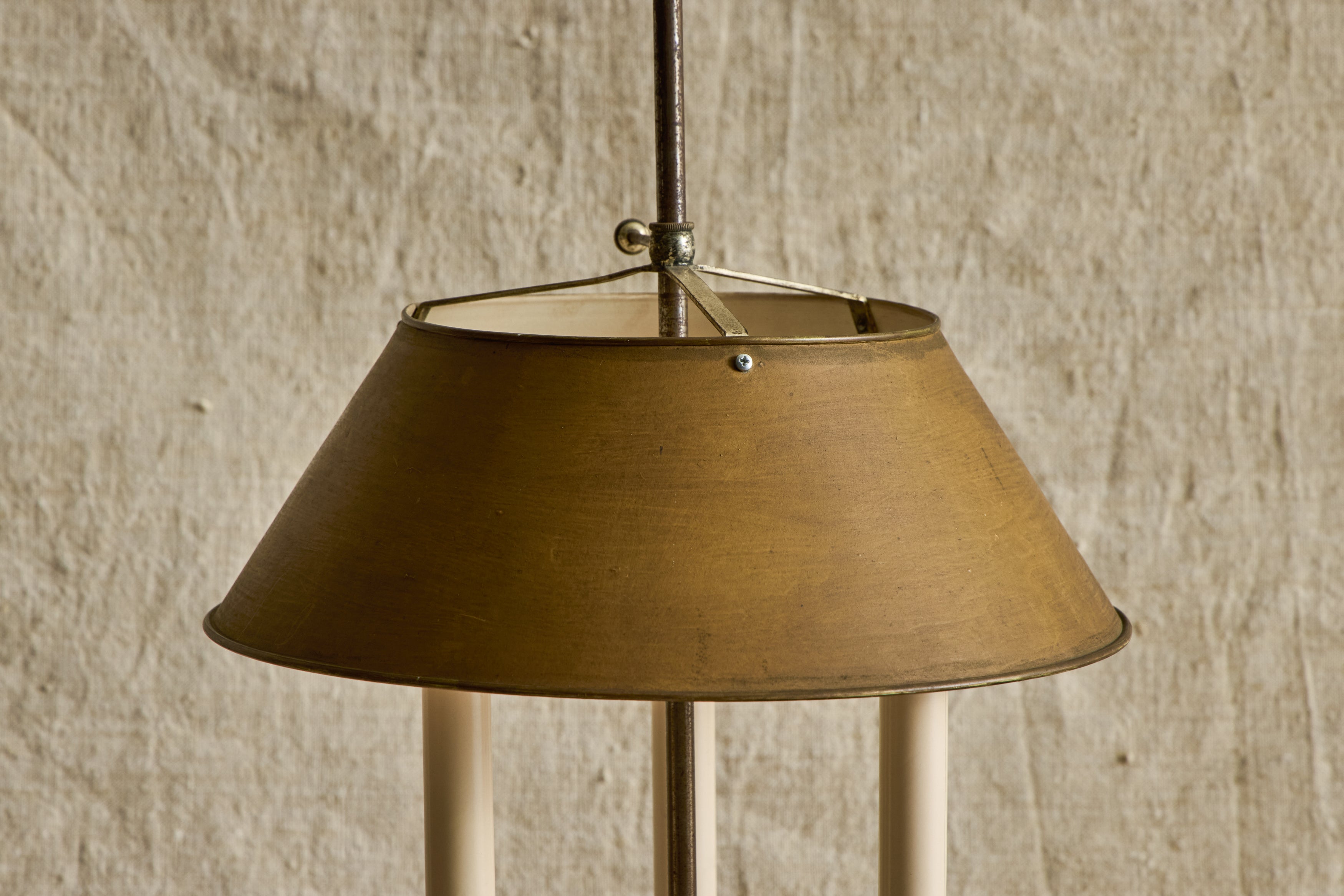 French Silver Bouillotte Lamp