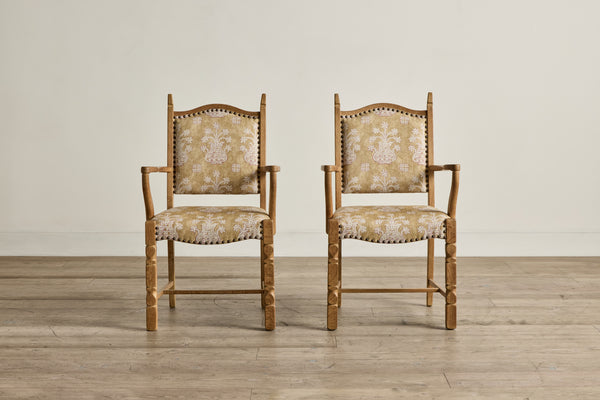 Pair of Susan Deliss Wood Chairs