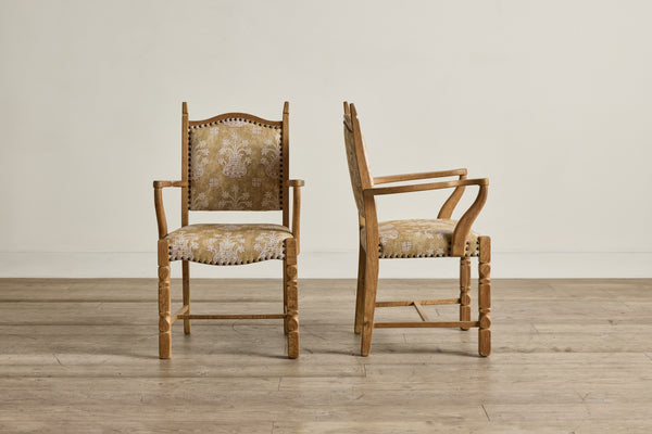 Pair of Susan Deliss Wood Chairs