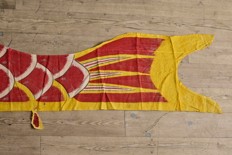Red & Yellow Koi Nobori Banner