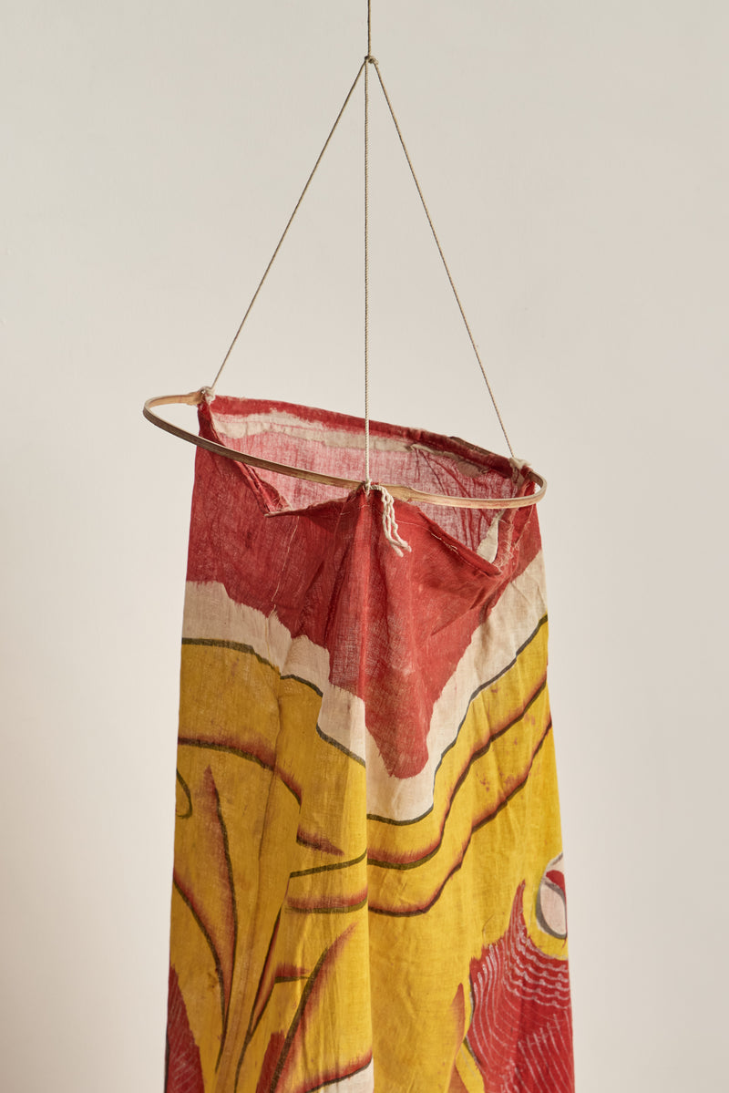 Red & Yellow Koi Nobori Banner