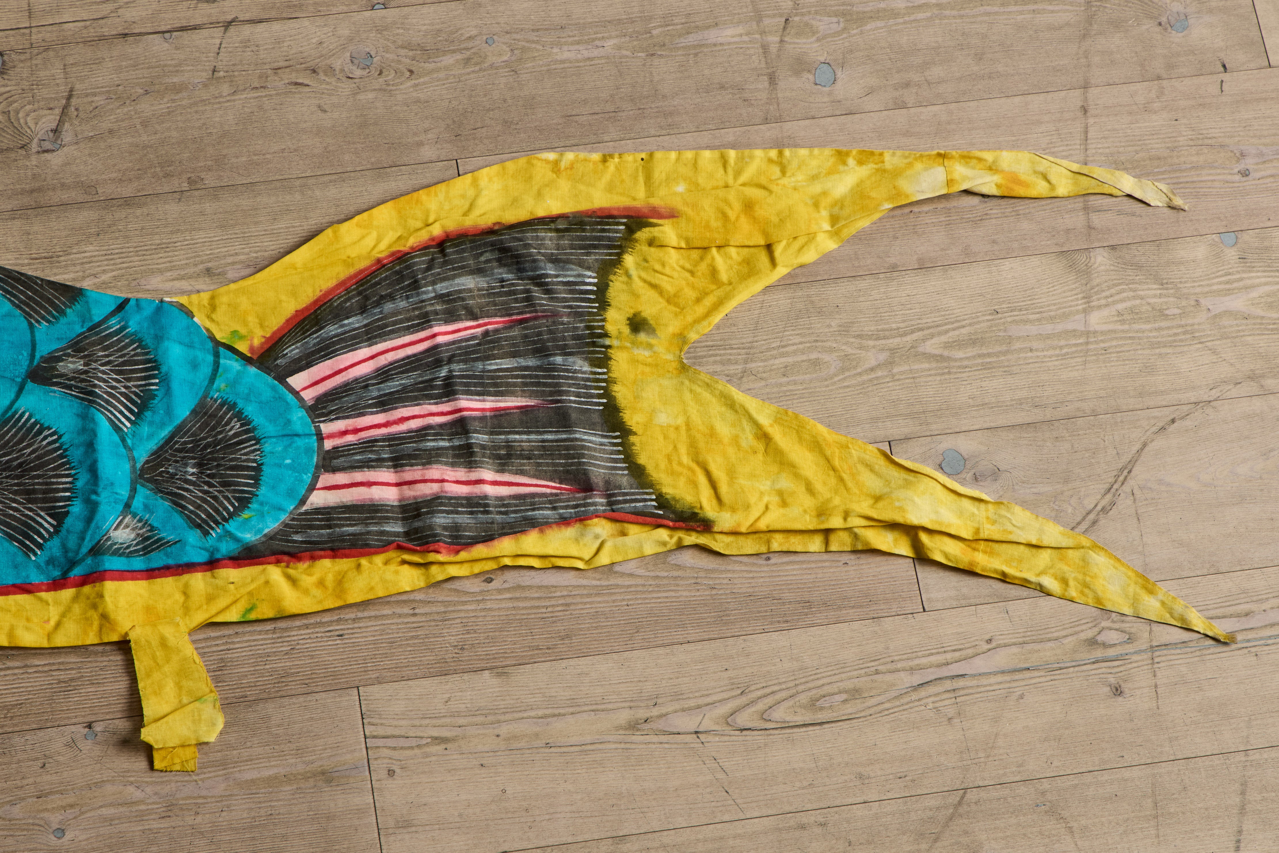 Small Blue Koi Nobori Banner