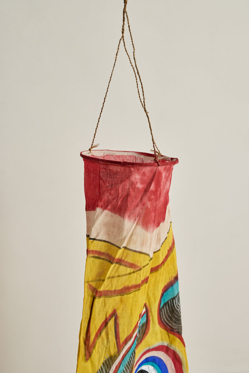 Small Blue Koi Nobori Banner