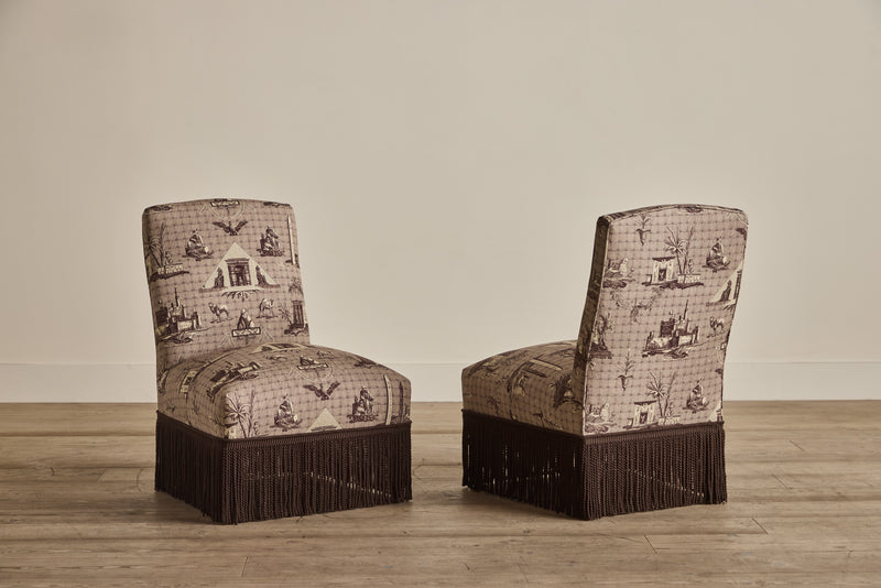 Pierre Frey Slipper Chairs (LA)