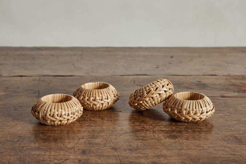 Round Bamboo Napkin Rings