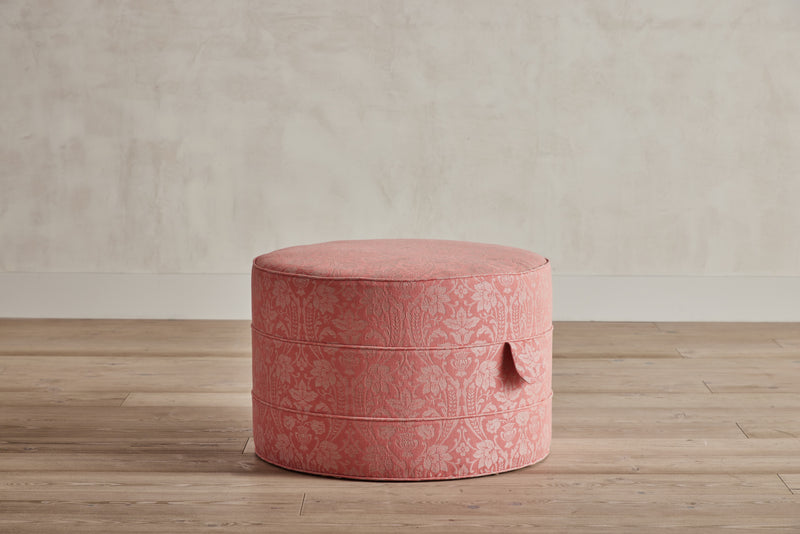 Nickey Kehoe 24" Round Hassock - In Stock