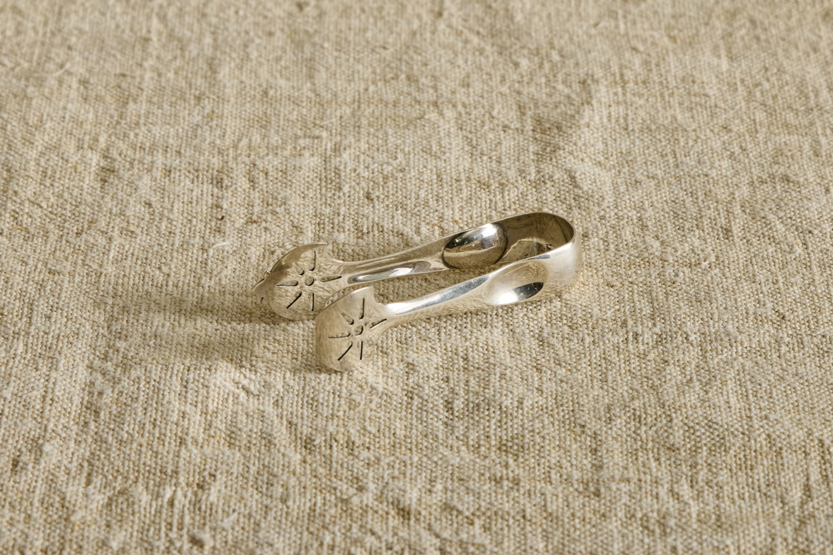 Petite Silver Sugar Tongs