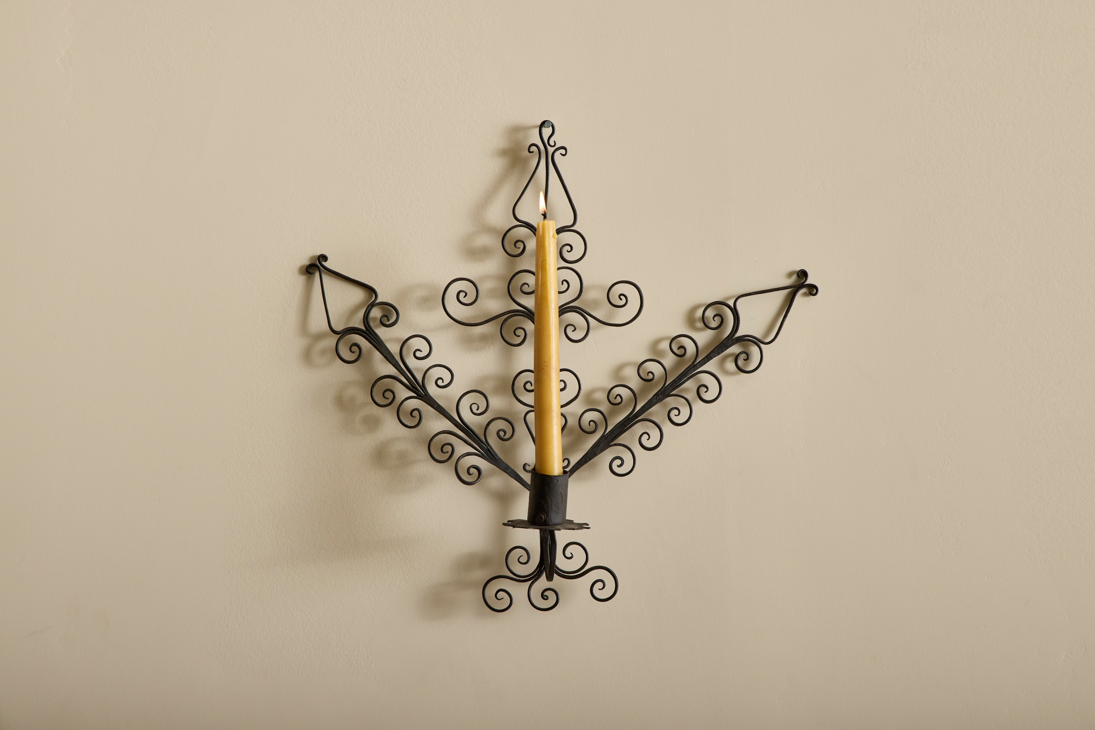 French Iron Candle Sconce No. 4