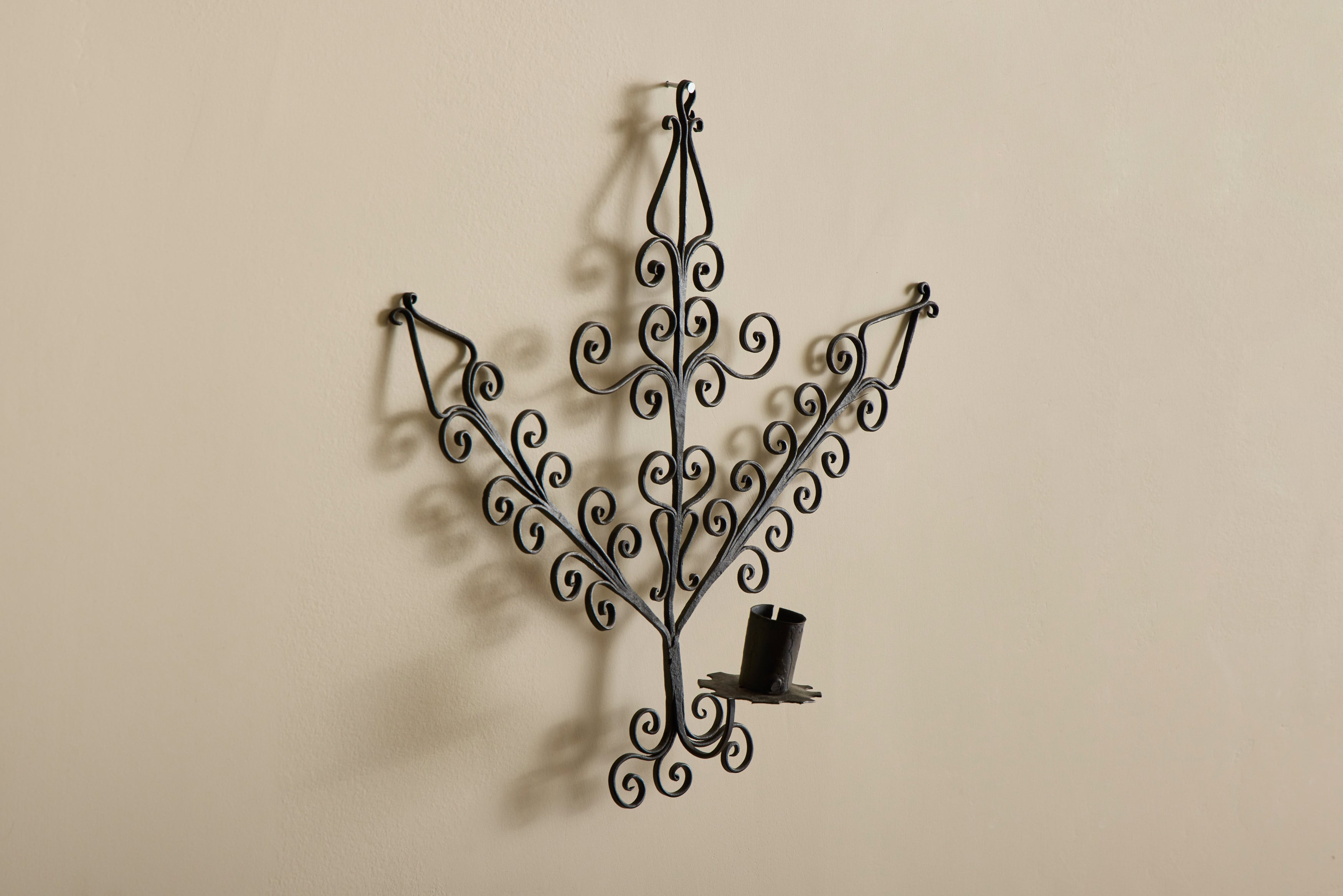 French Iron Candle Sconce No. 4