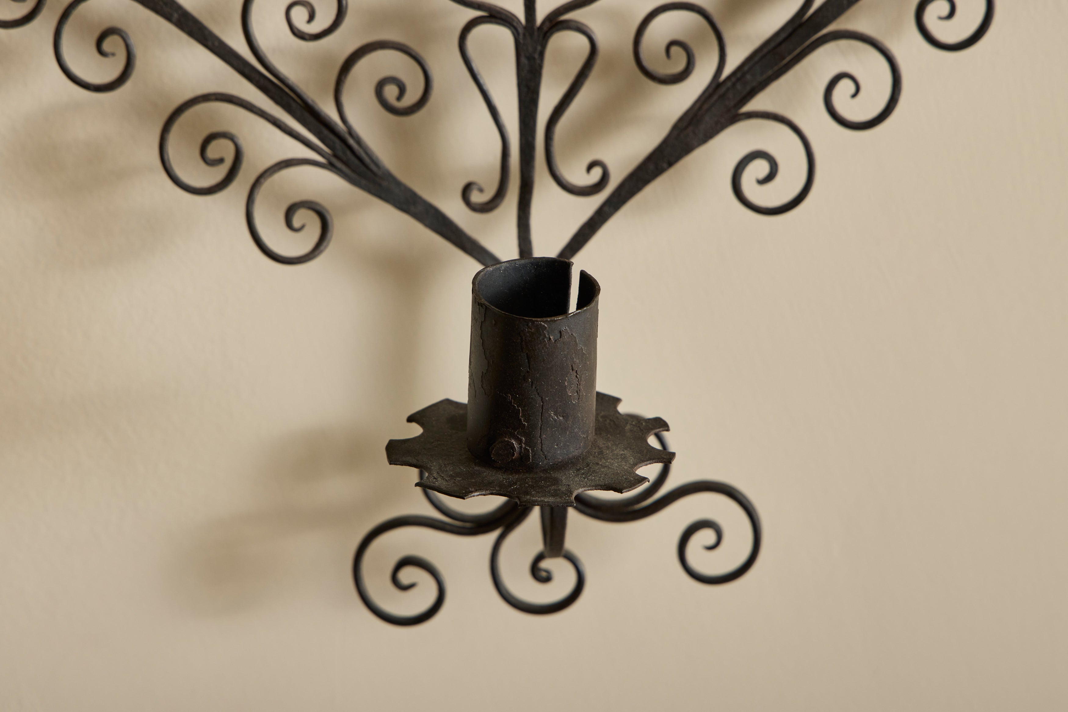 French Iron Candle Sconce No. 4
