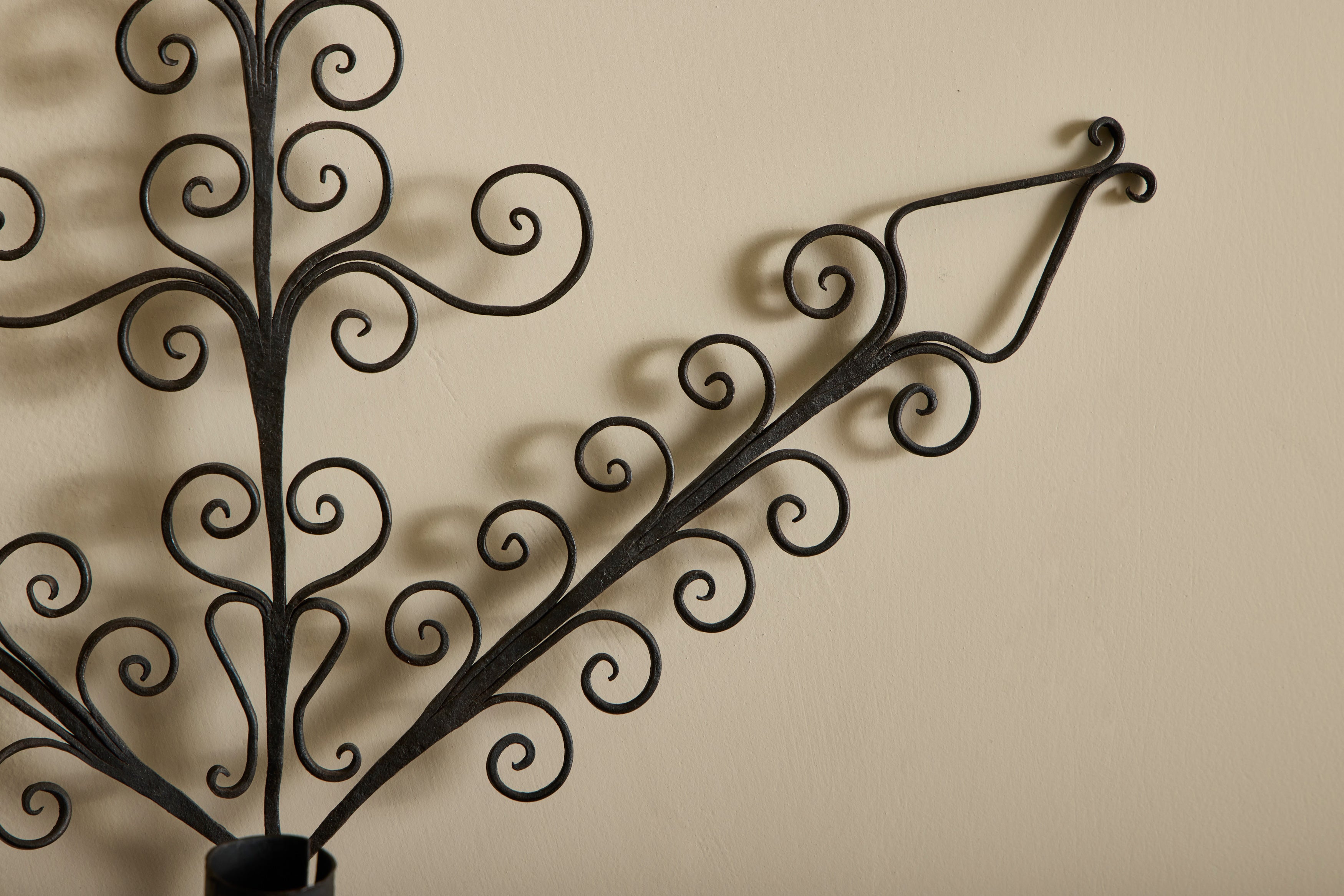 French Iron Candle Sconce No. 4