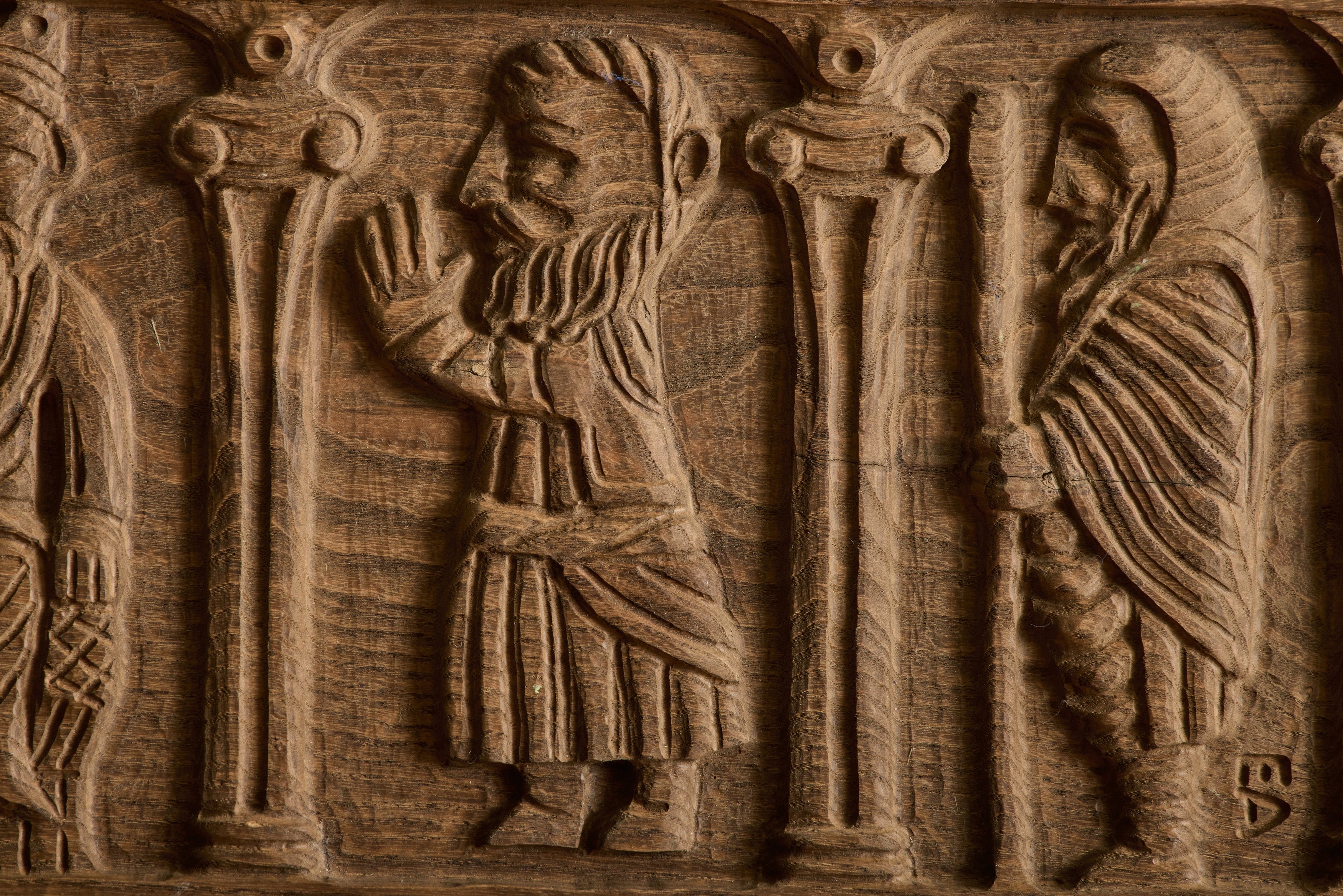 Evelyn Ackerman Carved Panel