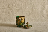 Yellow Italian Face Jar