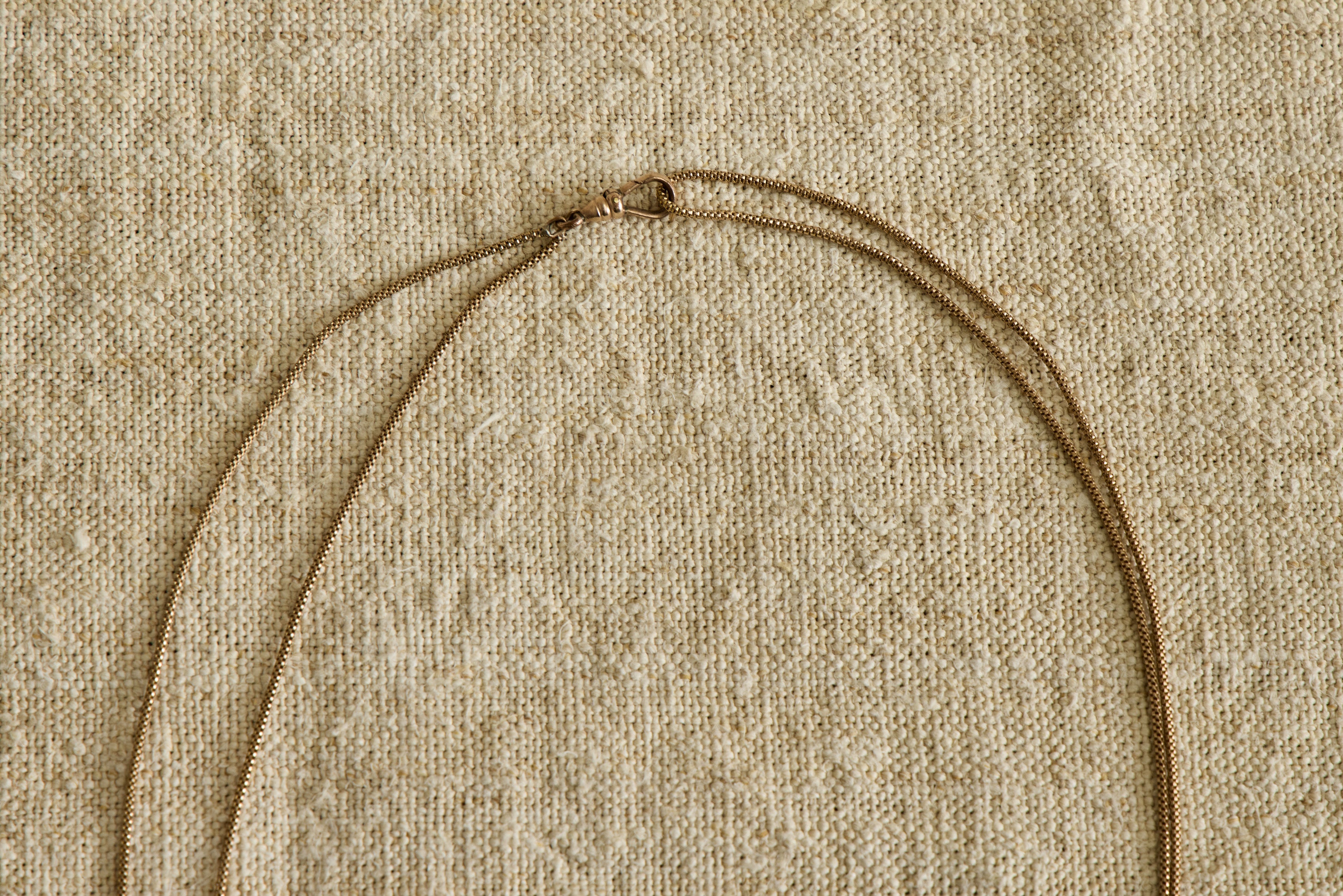 19th Century Turquoise Slide Chain Necklace