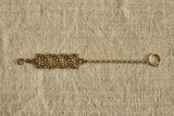 Early 20th Century Woven Drop Fob Bracelet