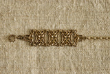 Early 20th Century Woven Drop Fob Bracelet