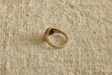 1970s Gold and Carnelian Square Signet Ring