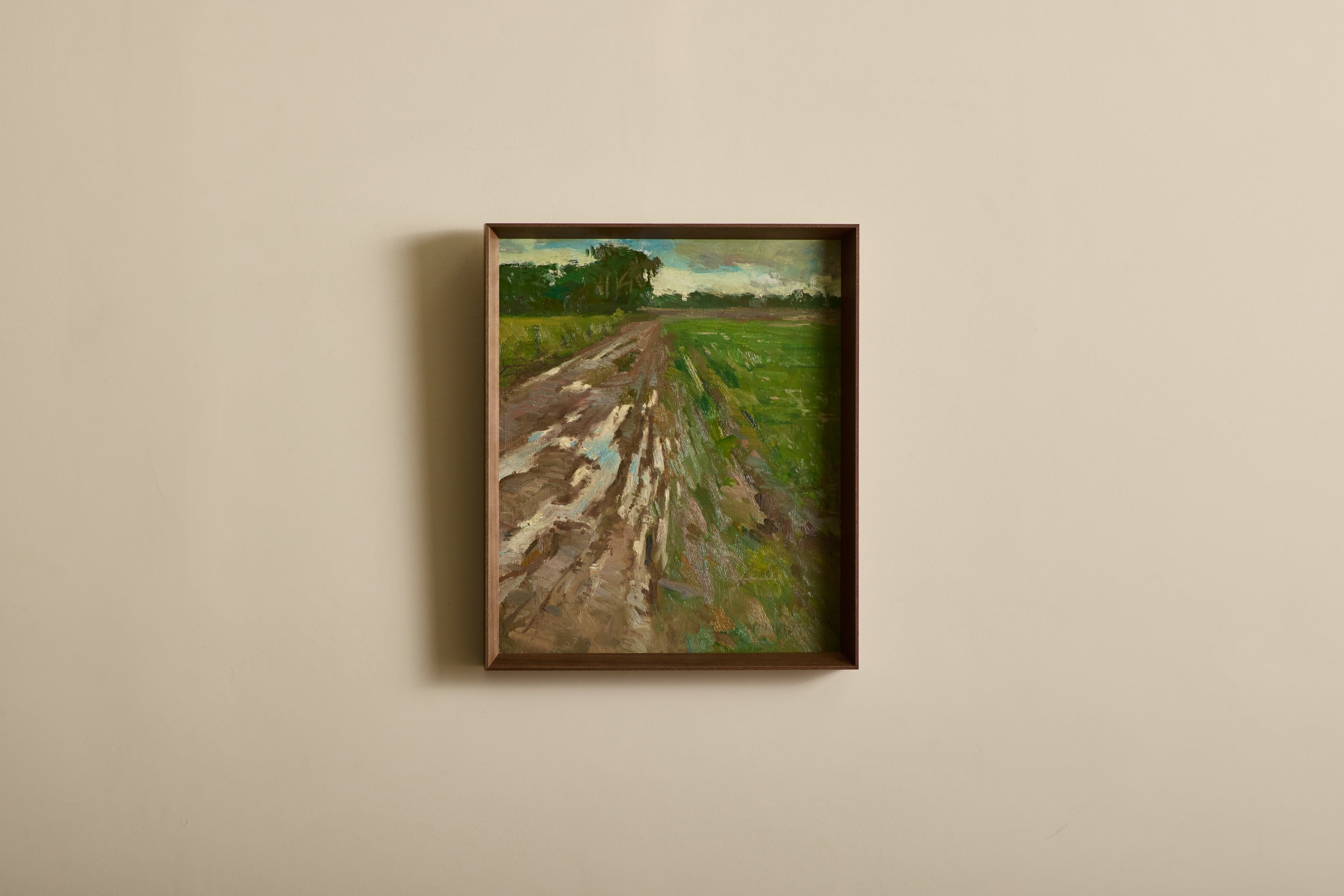 Dirt Road Oil Painting