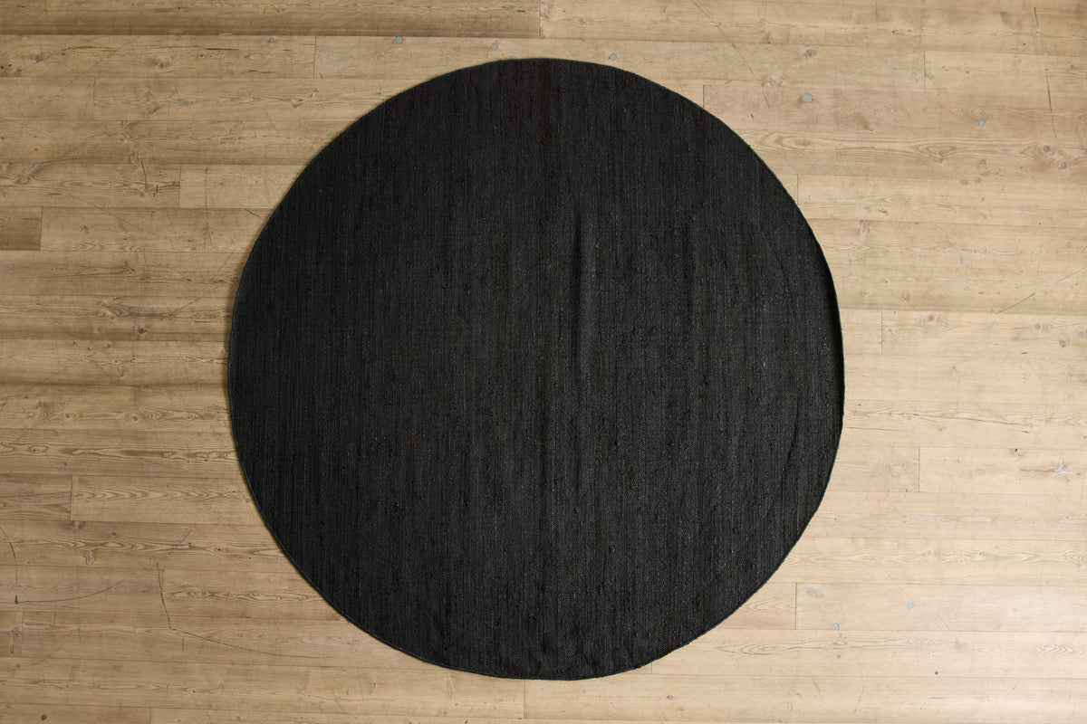 Circular Floor Cloth in Night Sky