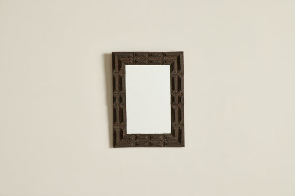 Large Tramp Art Mirror