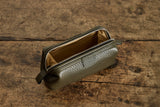 Olive Leather Travel Bag, Small