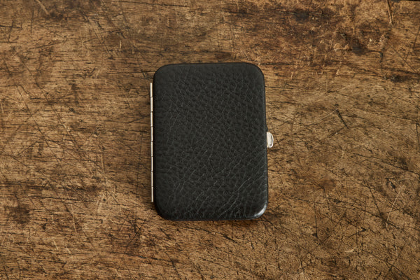 Black Leather Cigarette Case