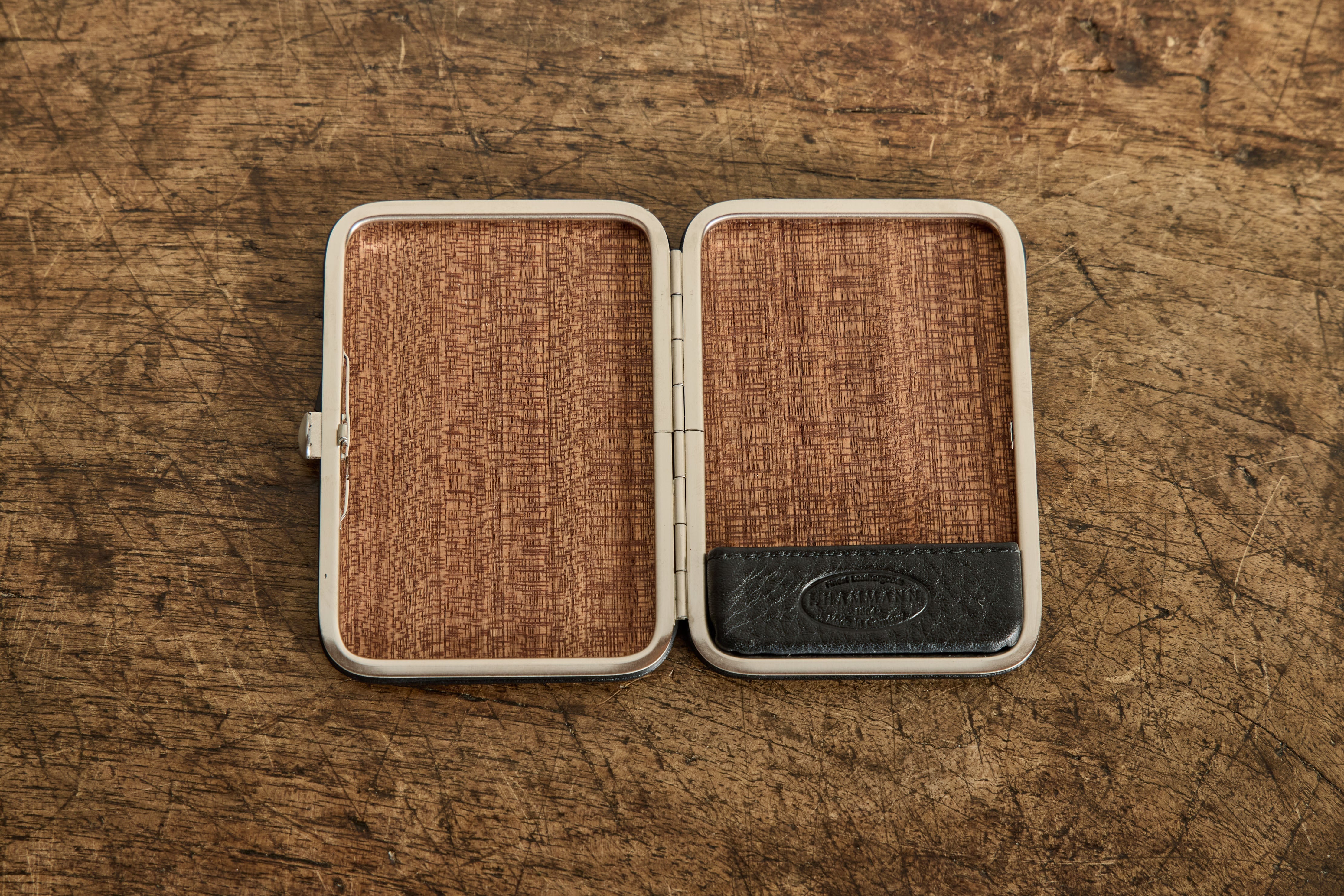 Black Leather Cigarette Case
