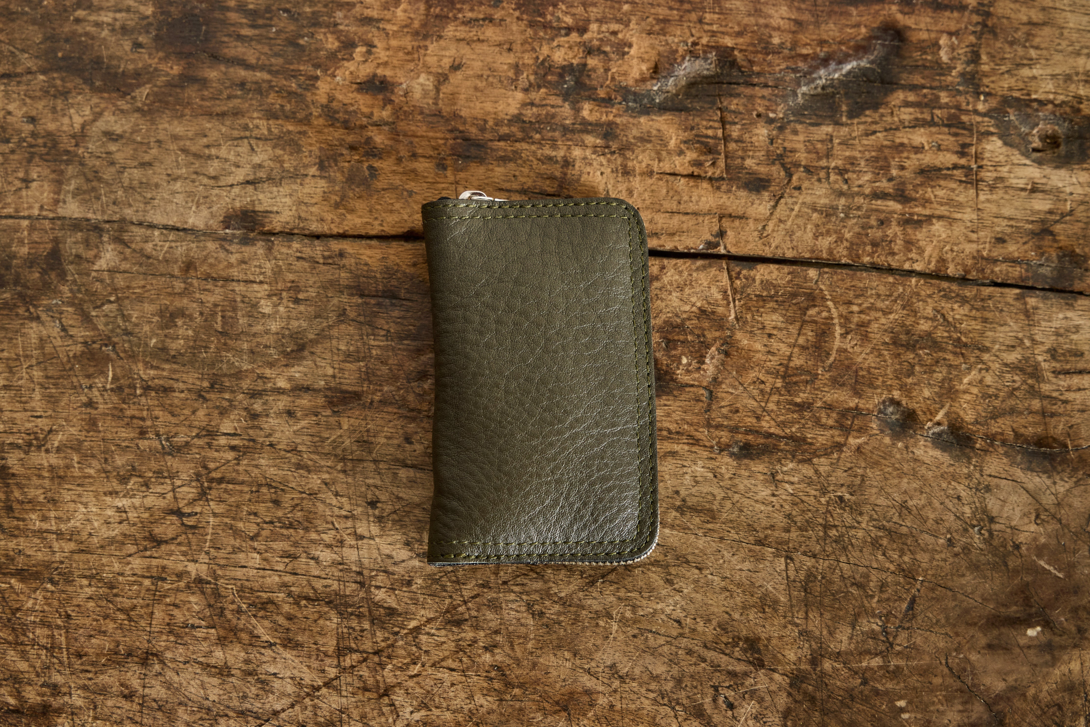 Olive Leather Manicure Set
